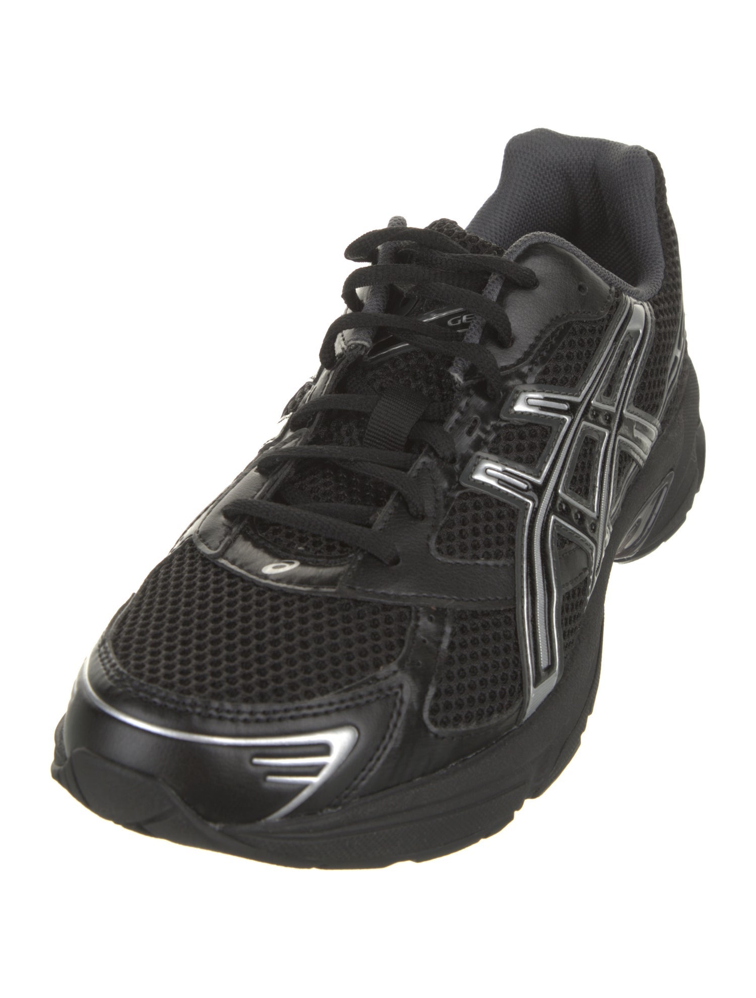 Asics Mesh Leather Trim Embellishment Sneakers