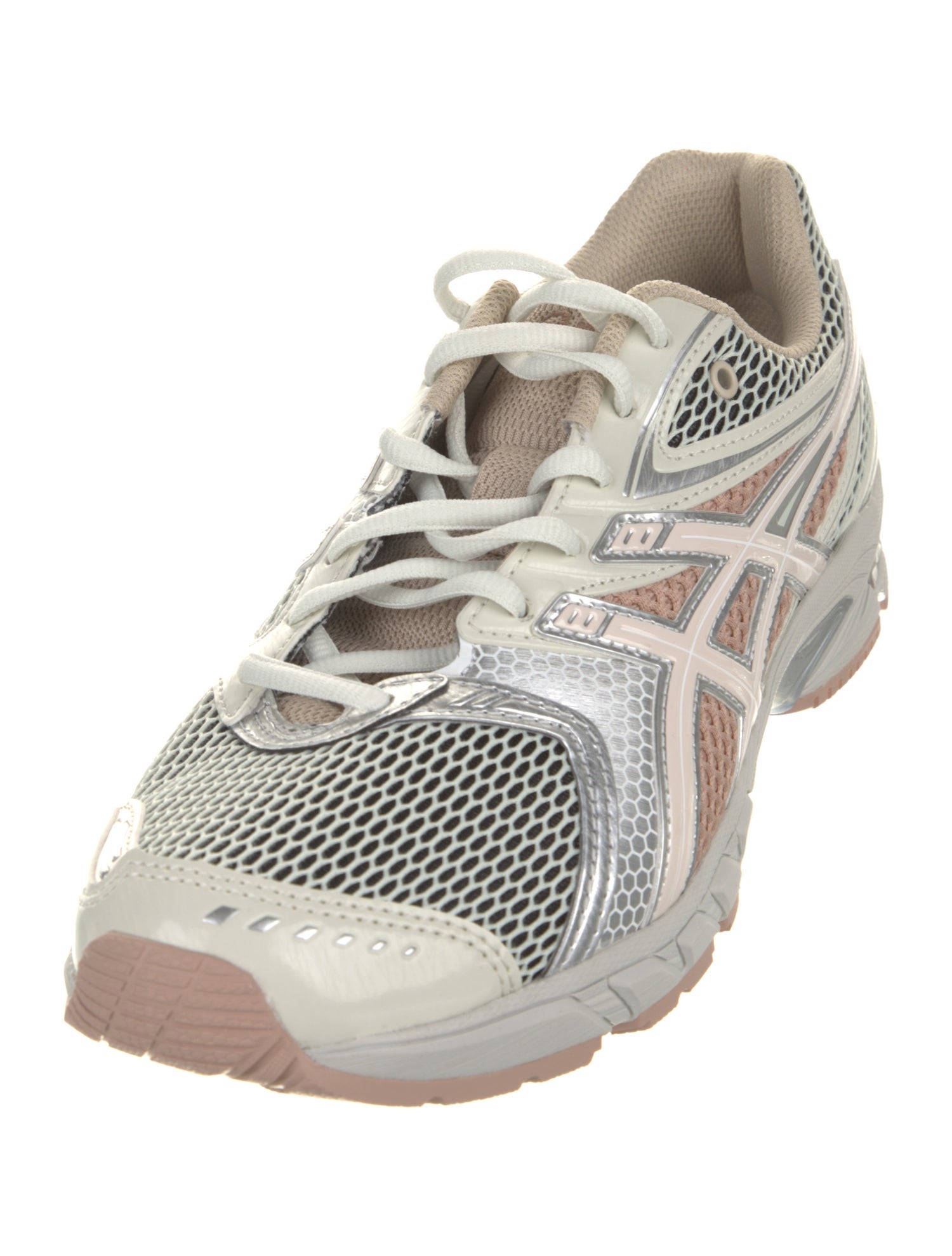 Asics Mesh Colorblock Pattern Athletic Sneakers