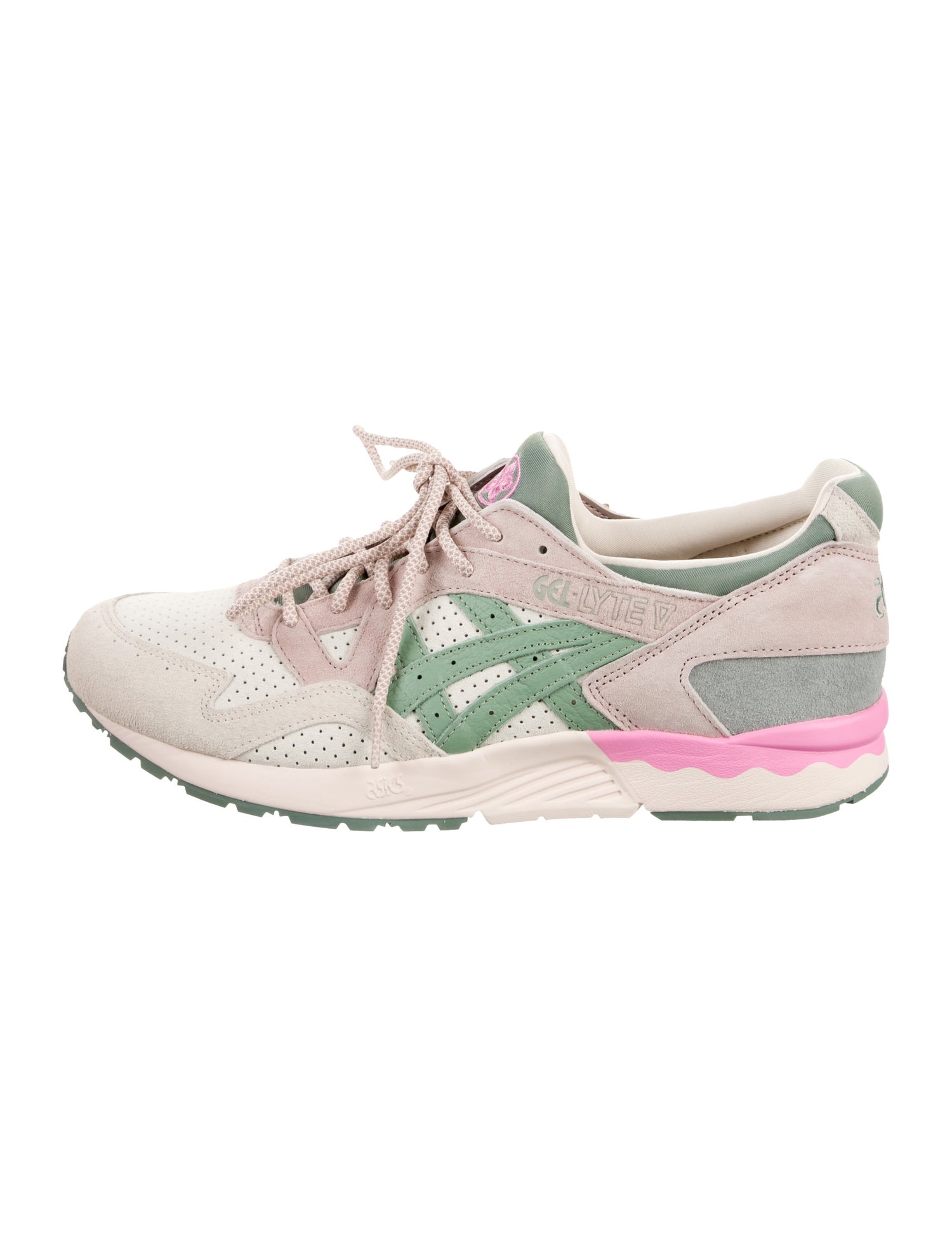 Asics Suede Printed Athletic Sneakers