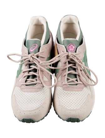 Asics Suede Printed Athletic Sneakers