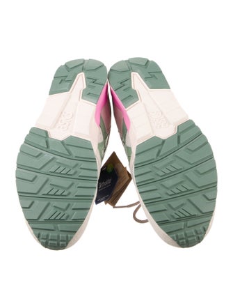 Asics Suede Printed Athletic Sneakers