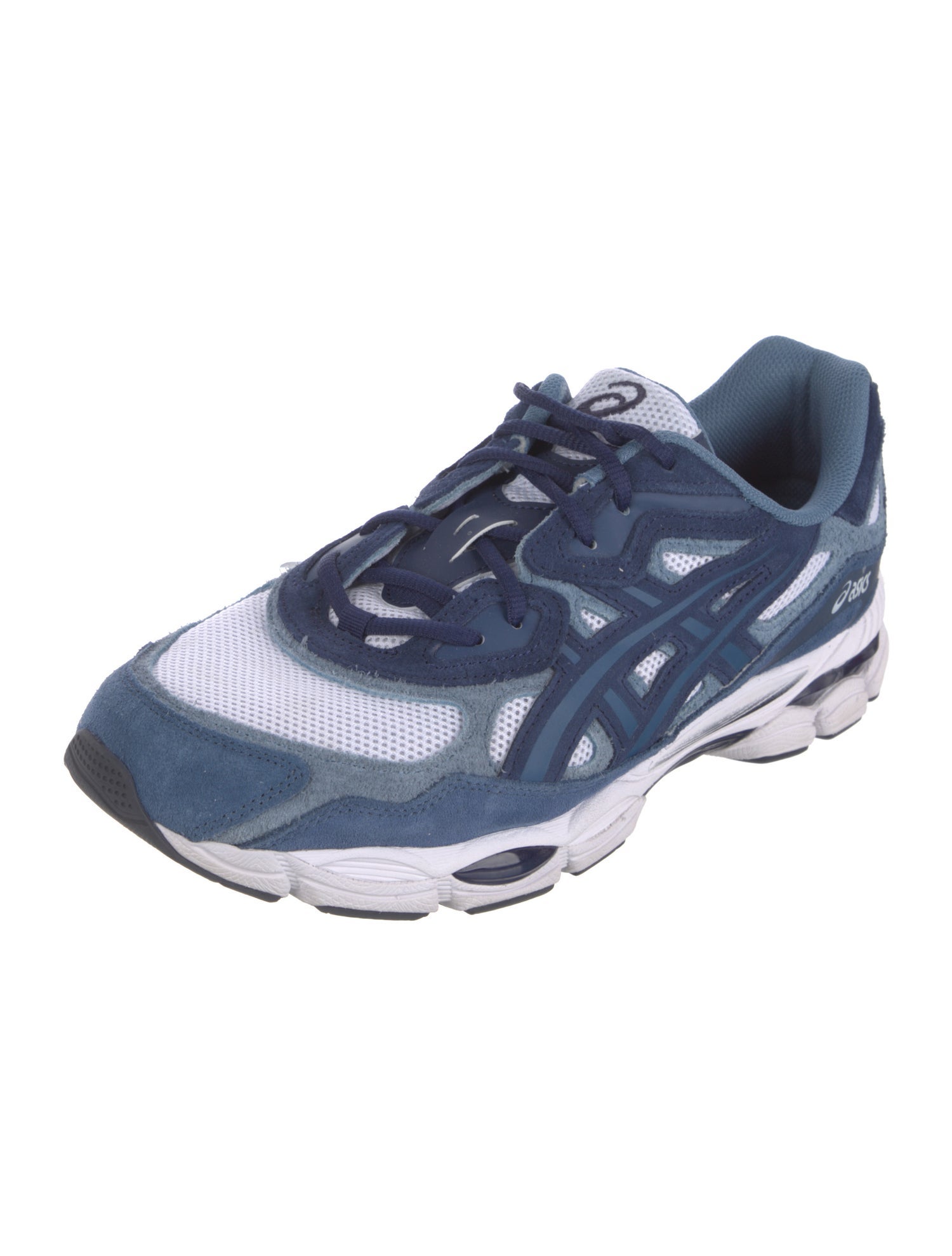 Asics Suede Colorblock Pattern Sneakers