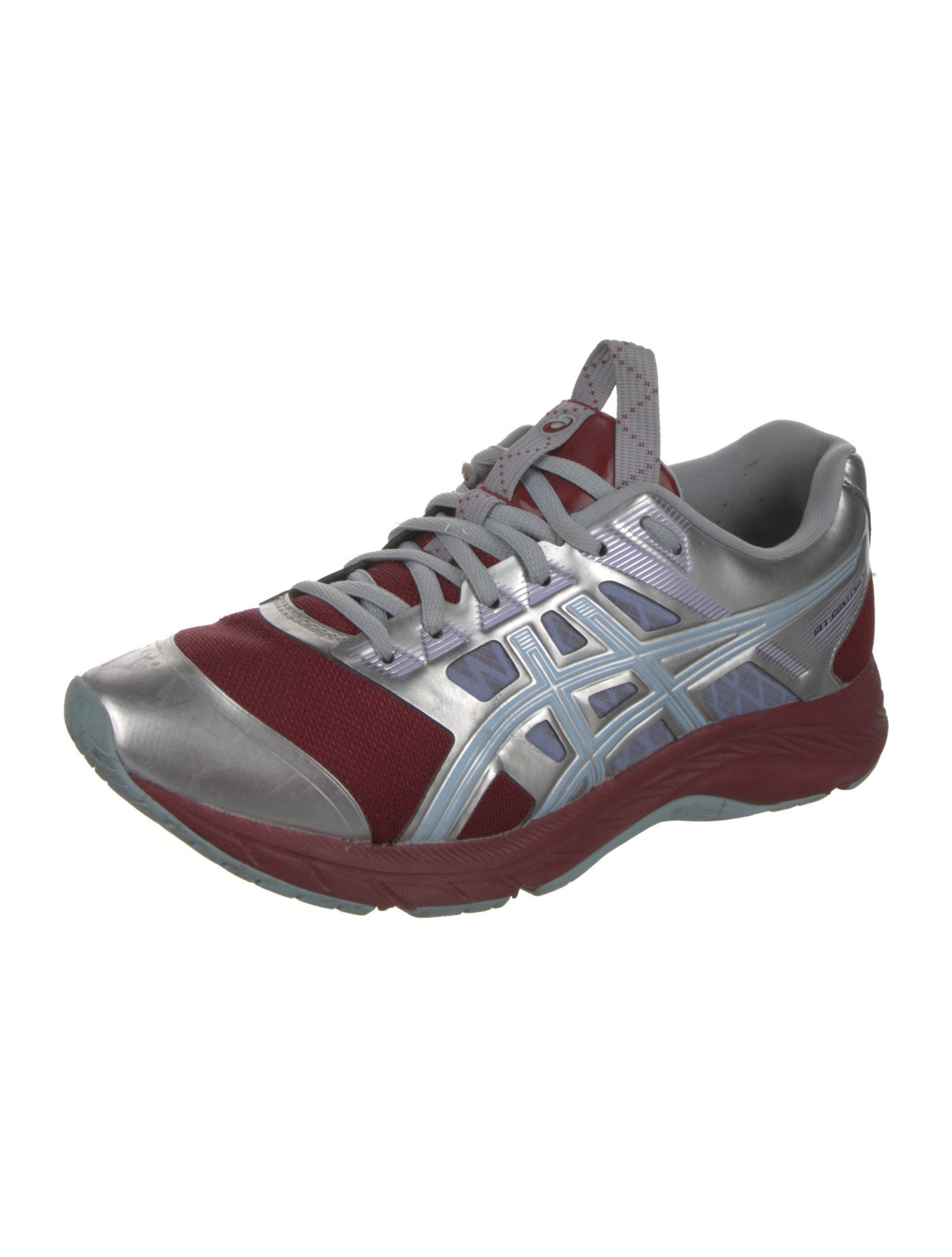 Asics Mesh Colorblock Pattern Athletic Sneakers
