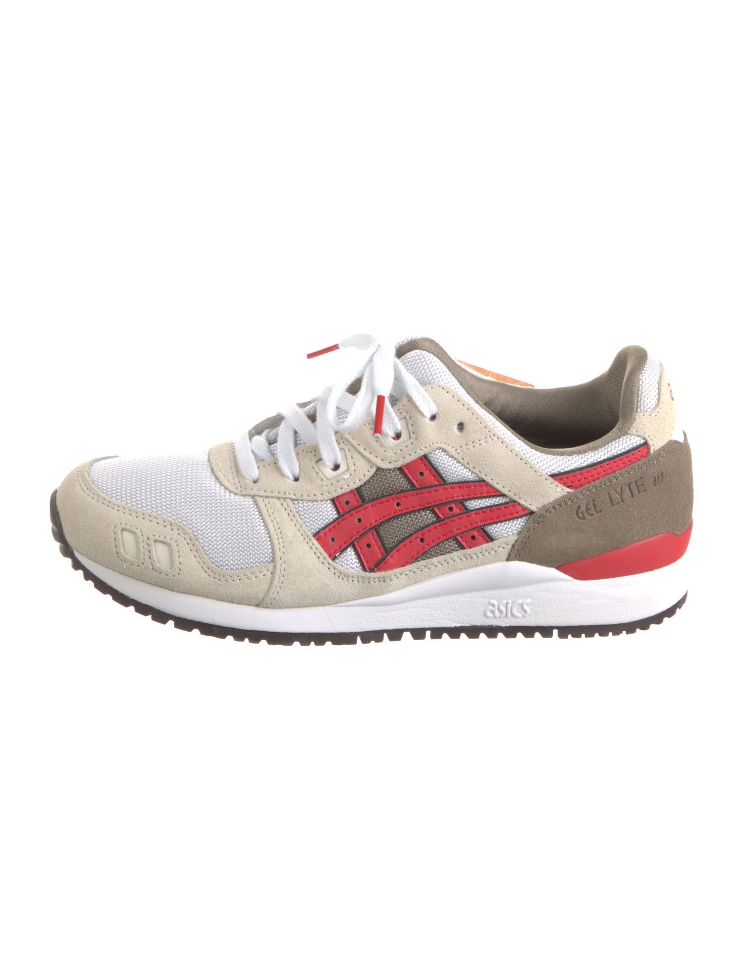 Asics Suede Colorblock Pattern Athletic Sneakers
