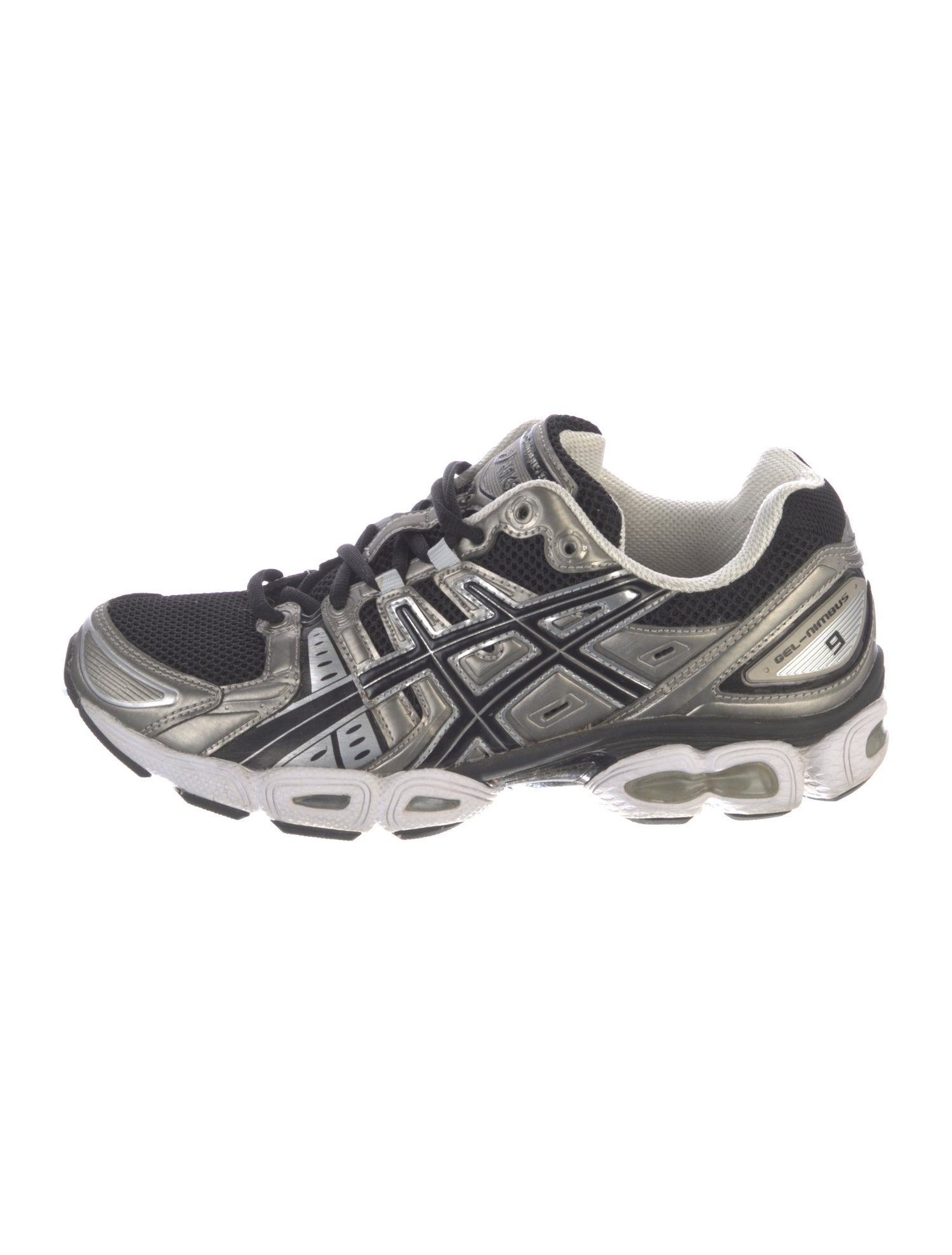 Asics Mesh Colorblock Pattern Athletic Sneakers