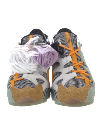 Asics Leather Printed Athletic Sneakers