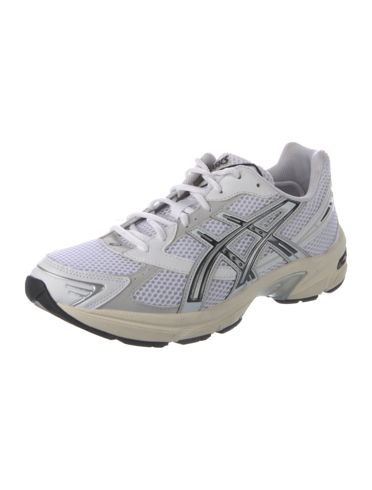 Asics Mesh Striped Athletic Sneakers