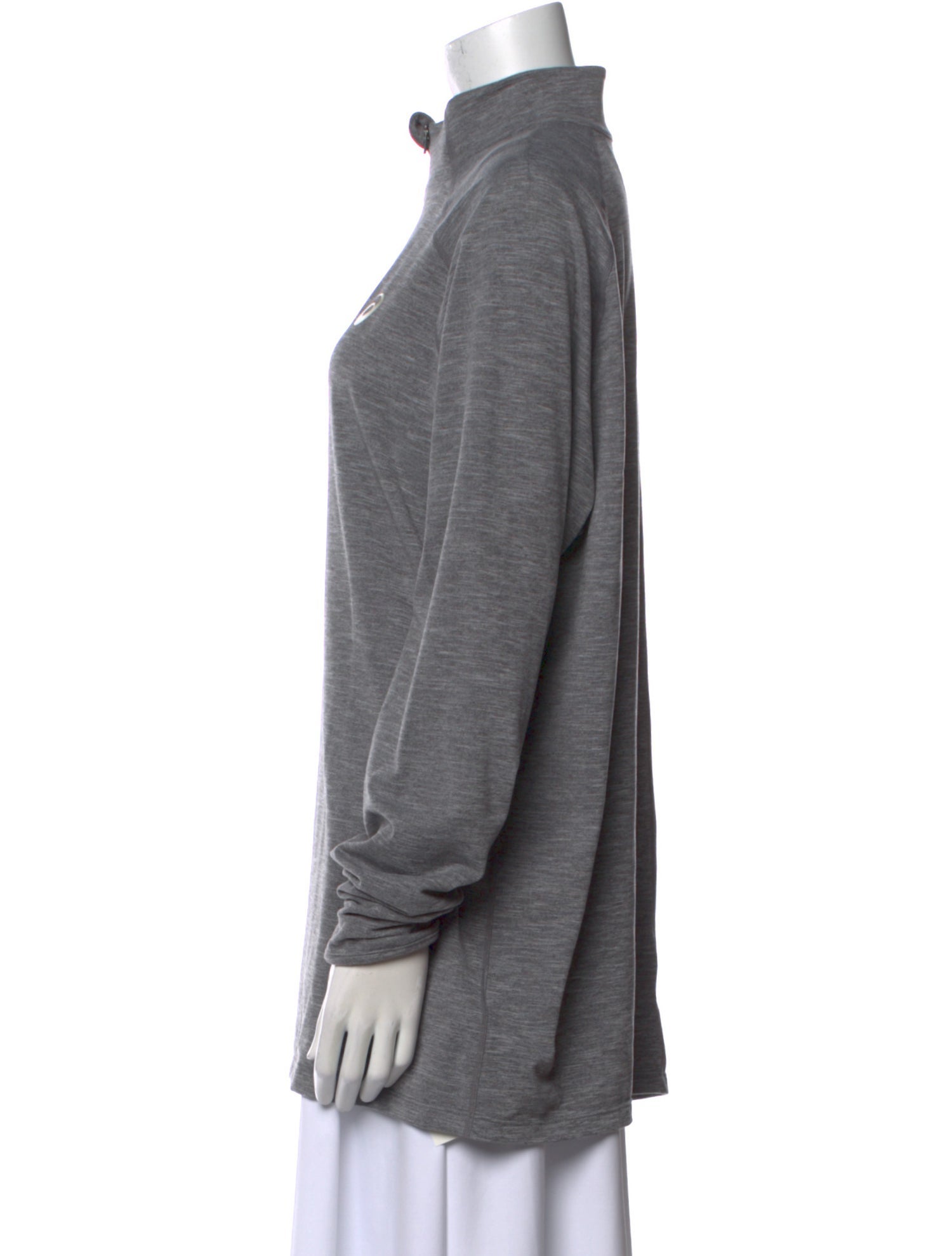 Asics Mock Neck Long Sleeve Sweatshirt