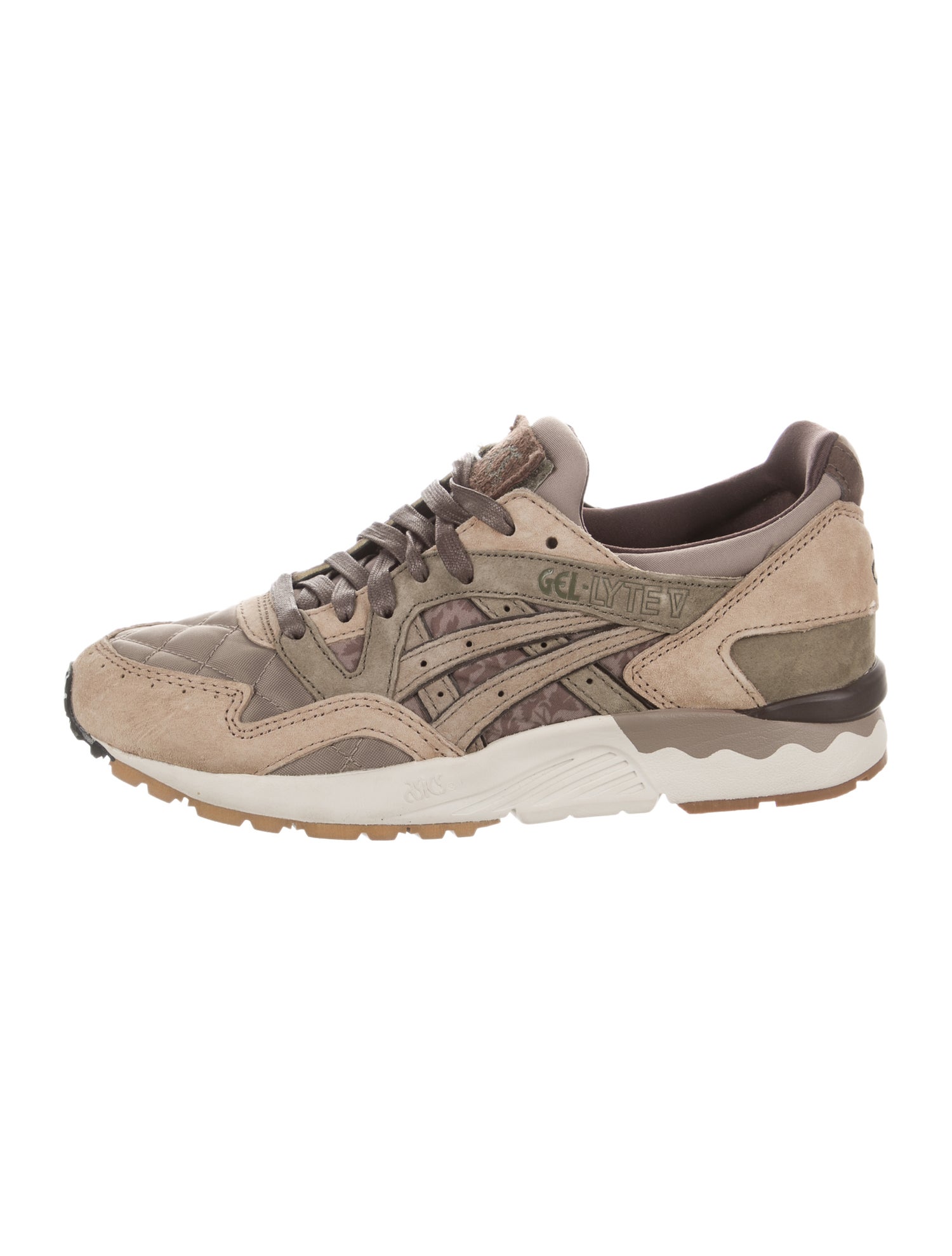 Asics Suede Printed Athletic Sneakers