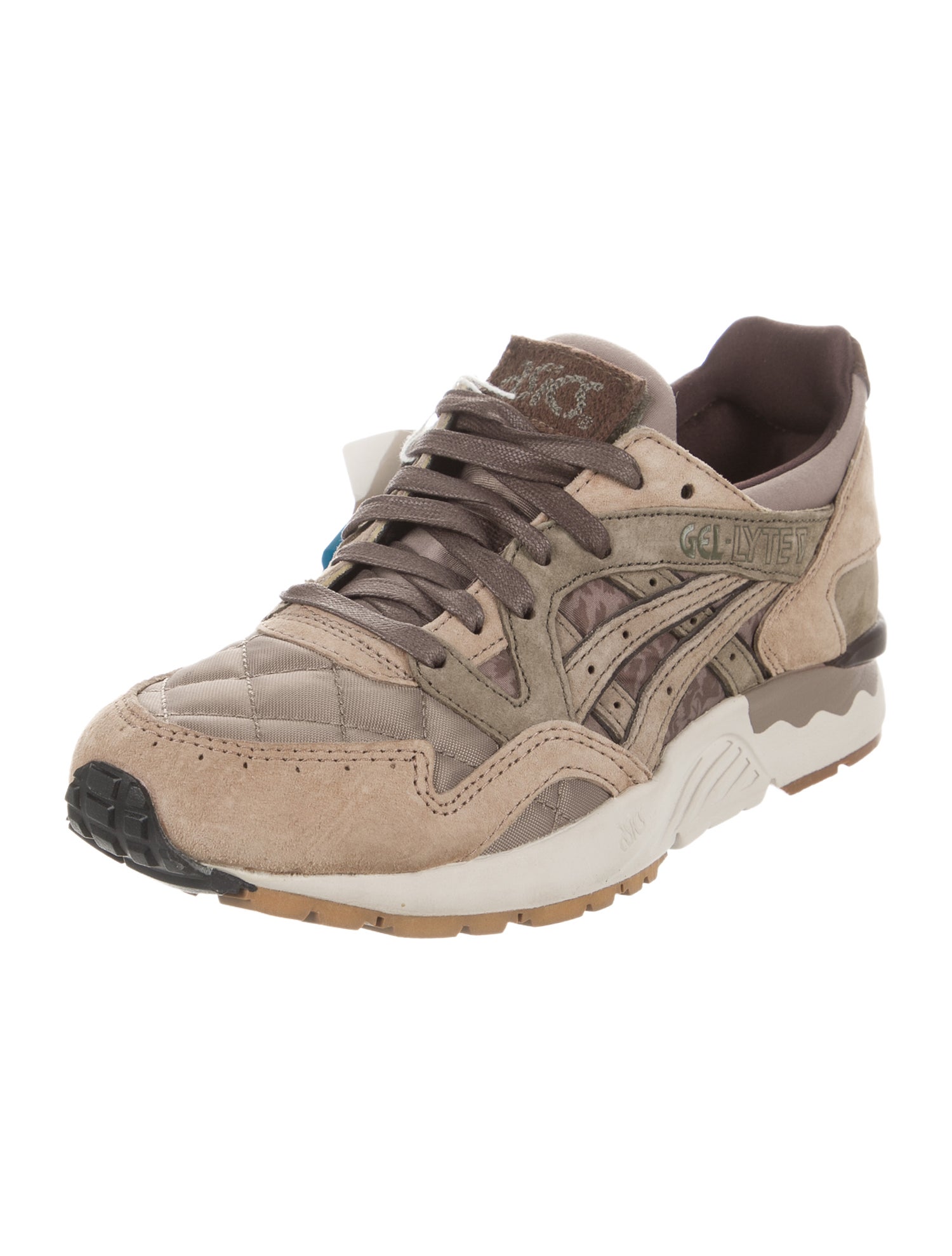 Asics Suede Printed Athletic Sneakers