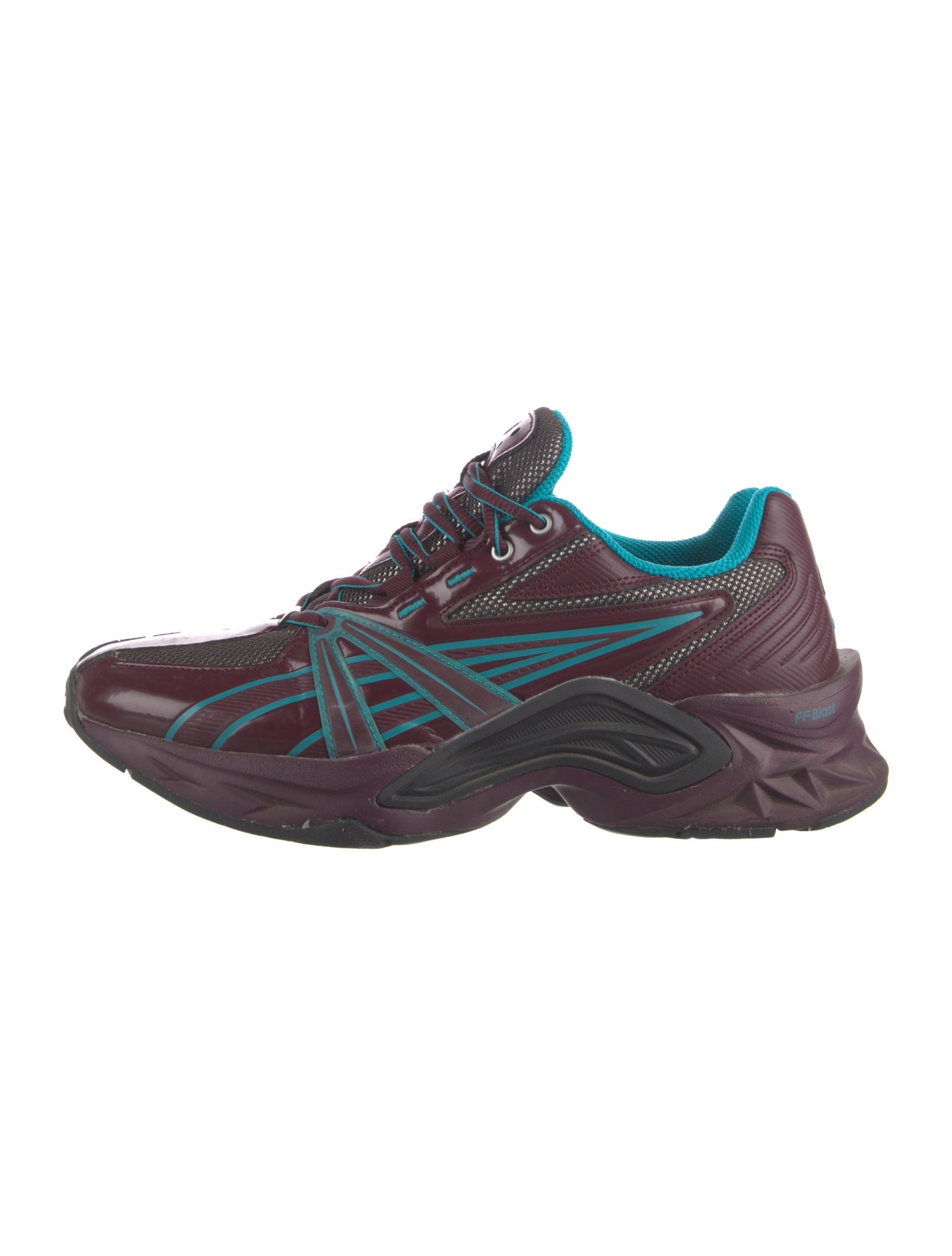 Asics Mesh Striped Athletic Sneakers