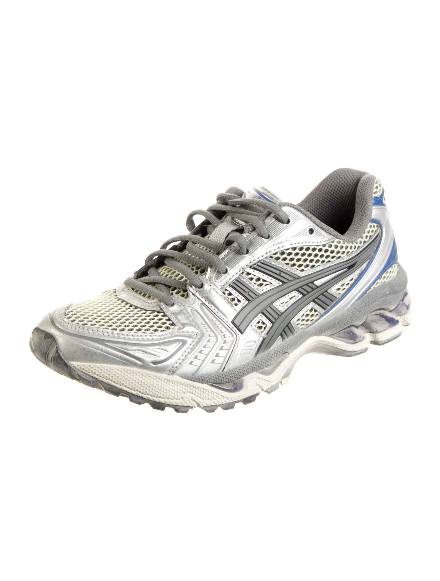 Asics Mesh Colorblock Pattern Athletic Sneakers