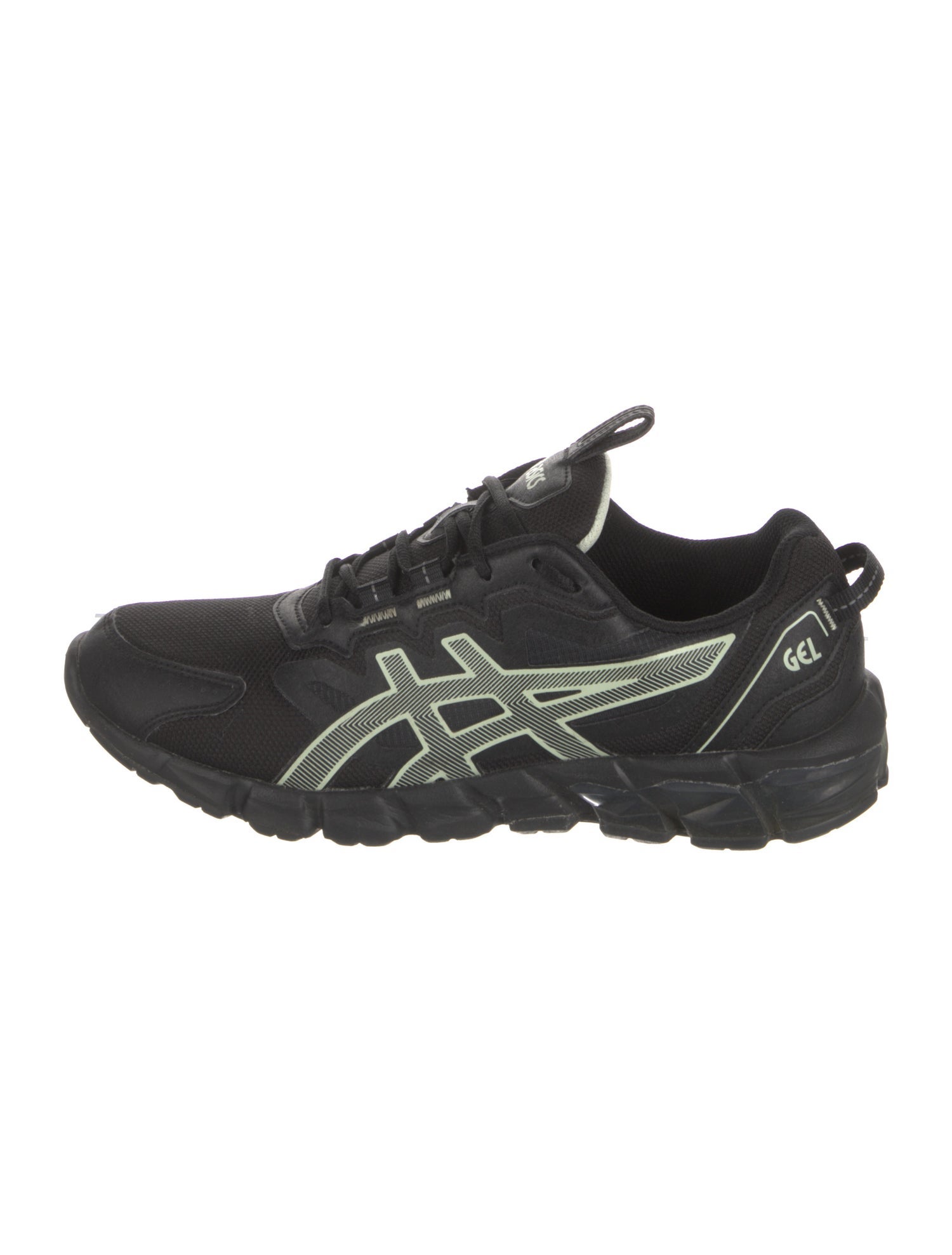 Asics Suede Colorblock Pattern Athletic Sneakers