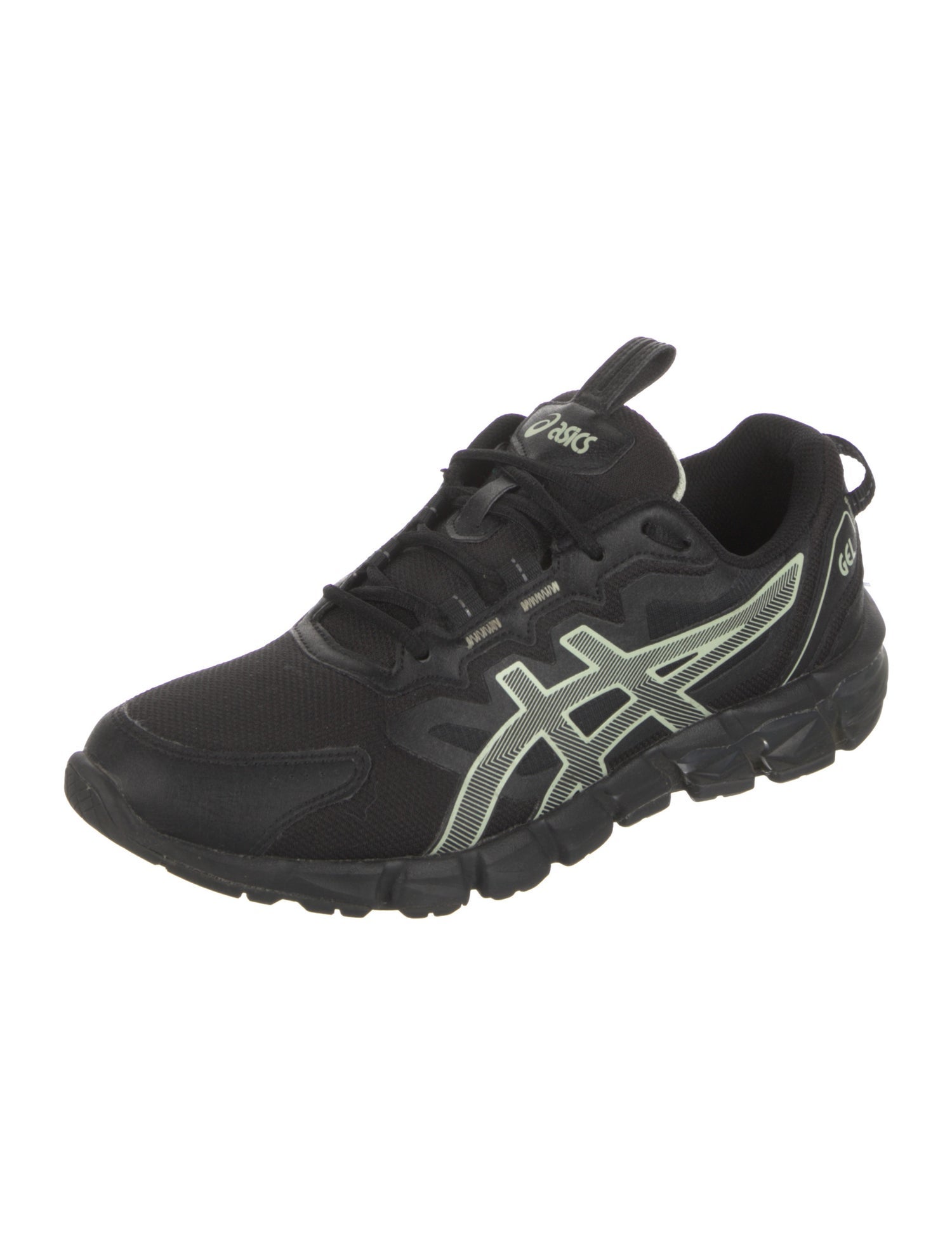 Asics Suede Colorblock Pattern Athletic Sneakers
