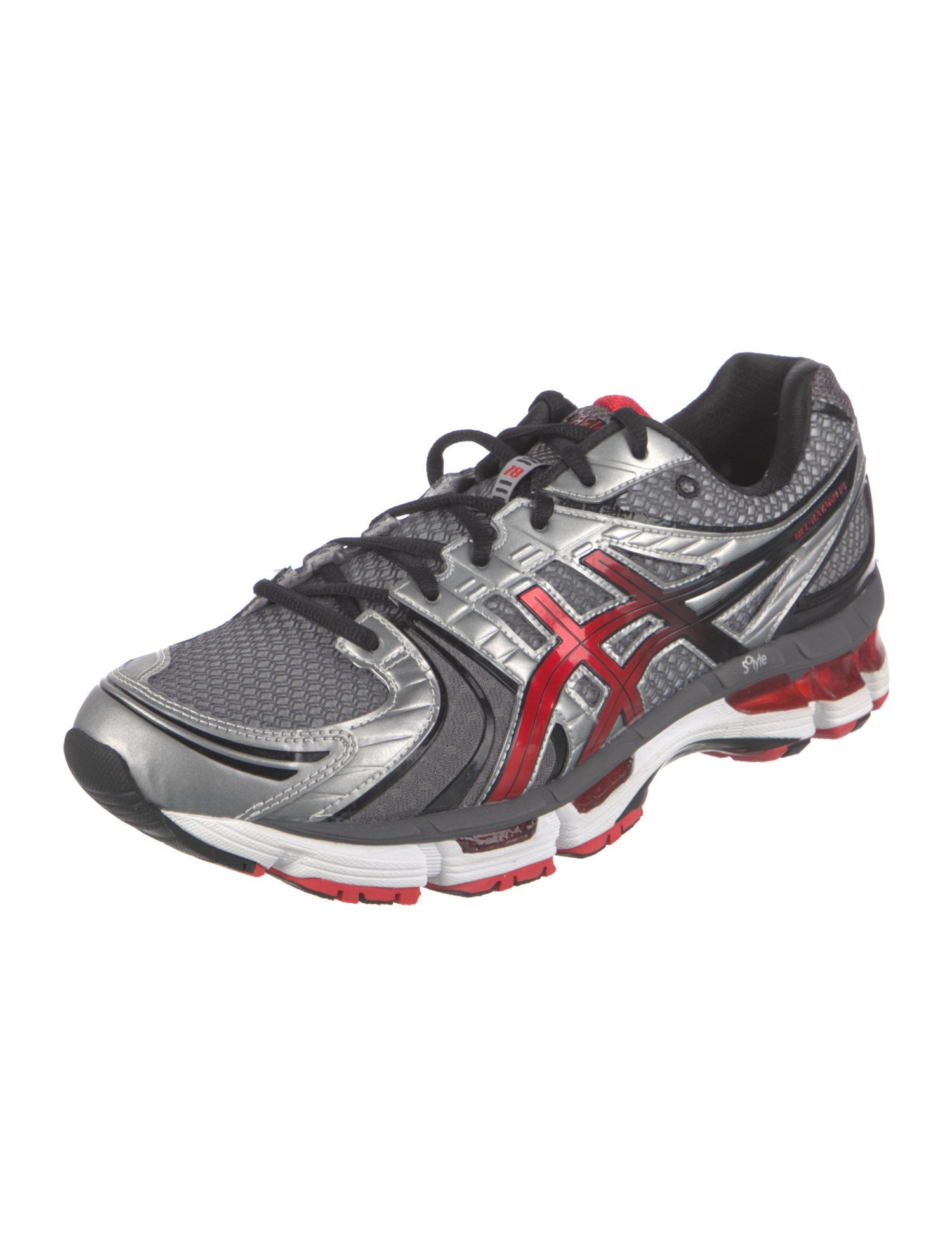 Asics Mesh Printed Athletic Sneakers