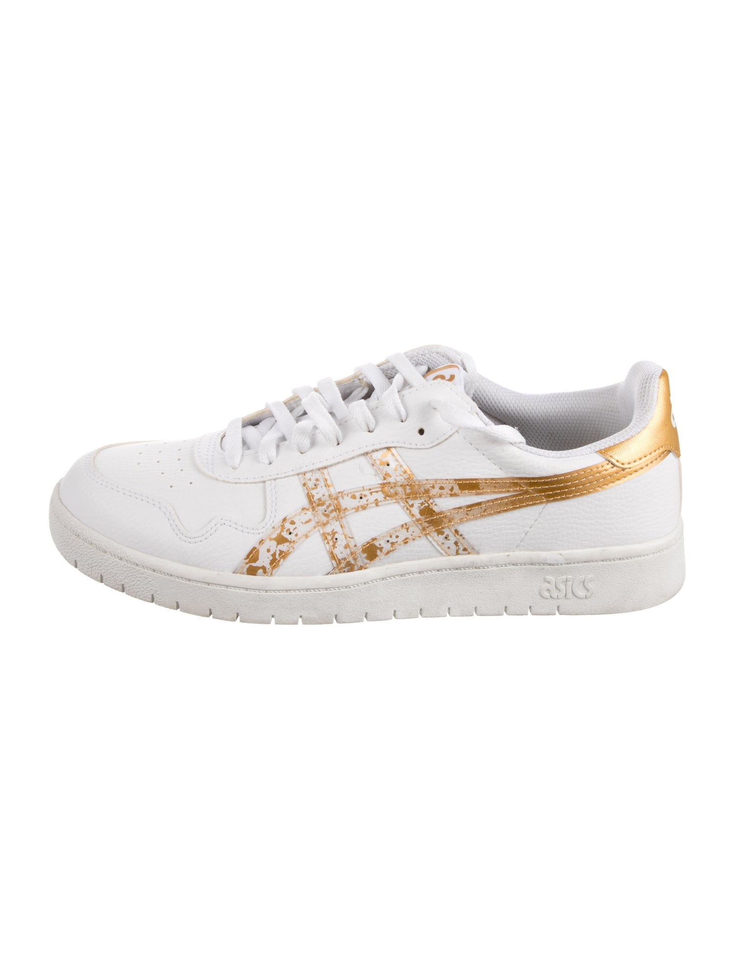 Asics Leather Printed Sneakers