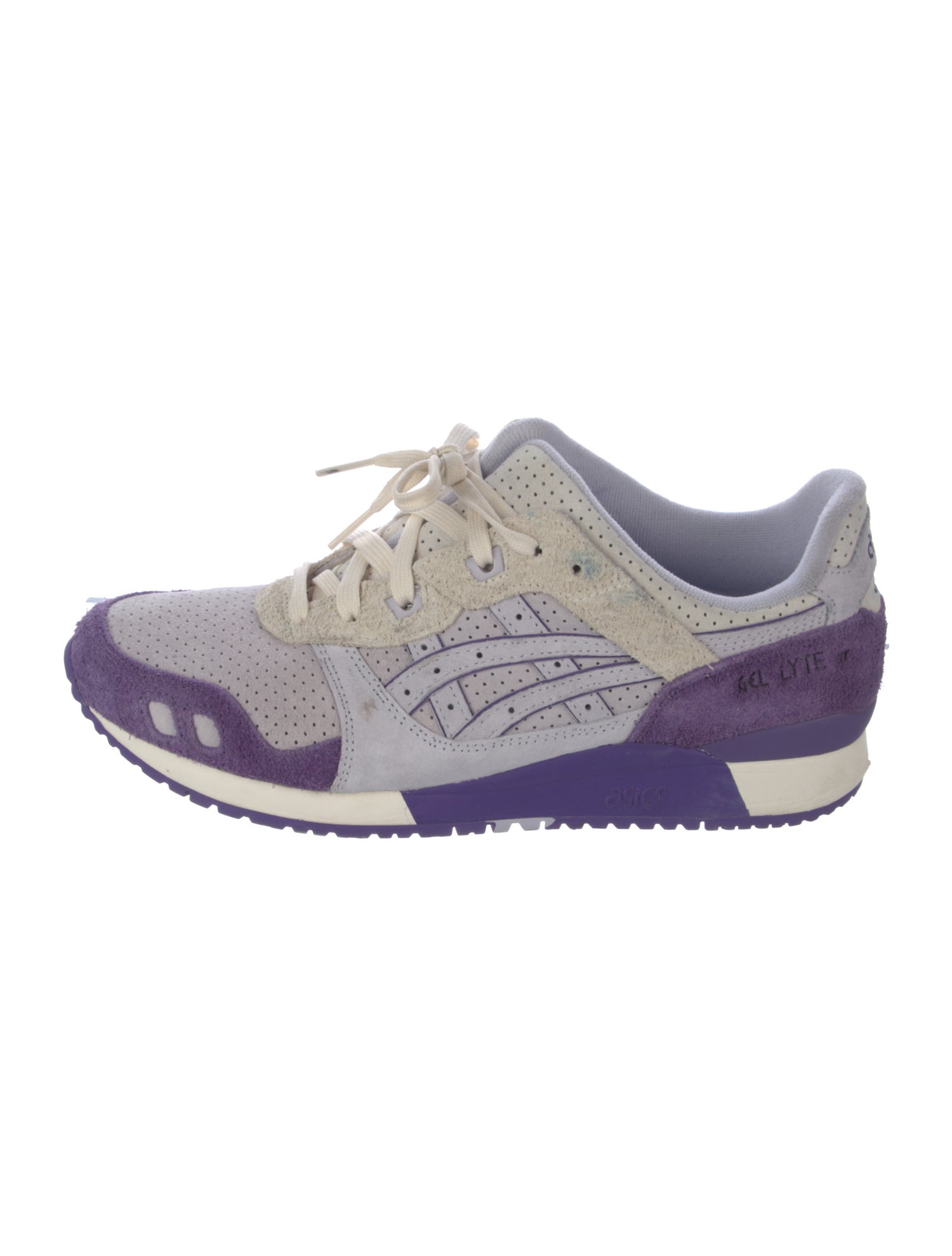 Asics Suede Patterned Athletic Sneakers