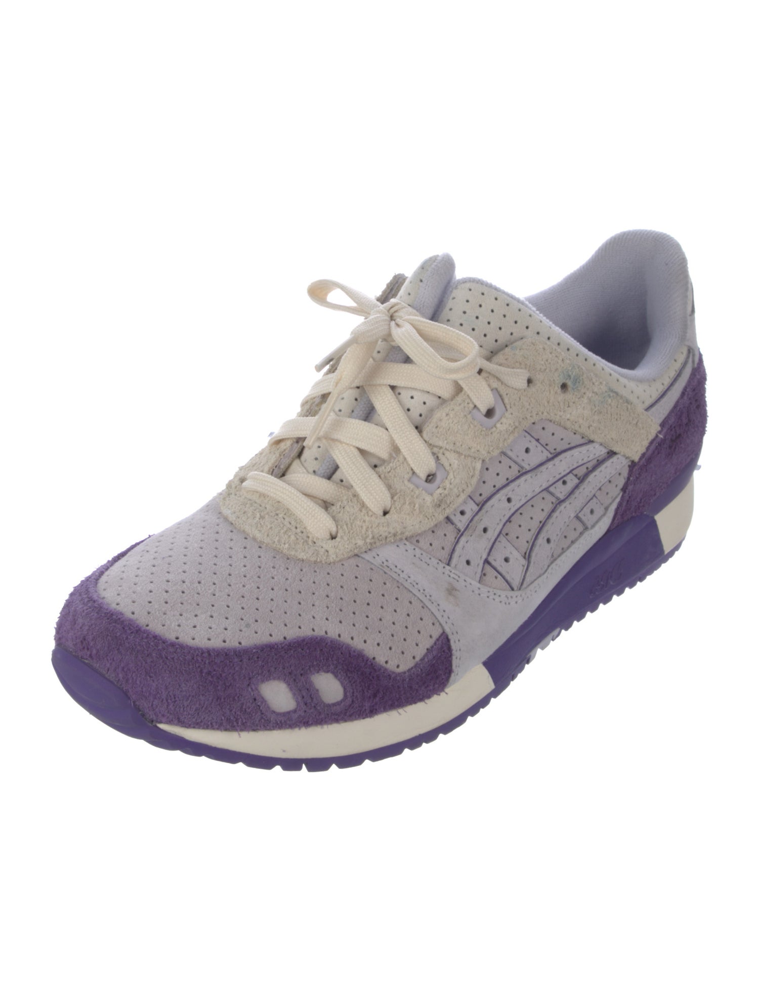Asics Suede Patterned Athletic Sneakers