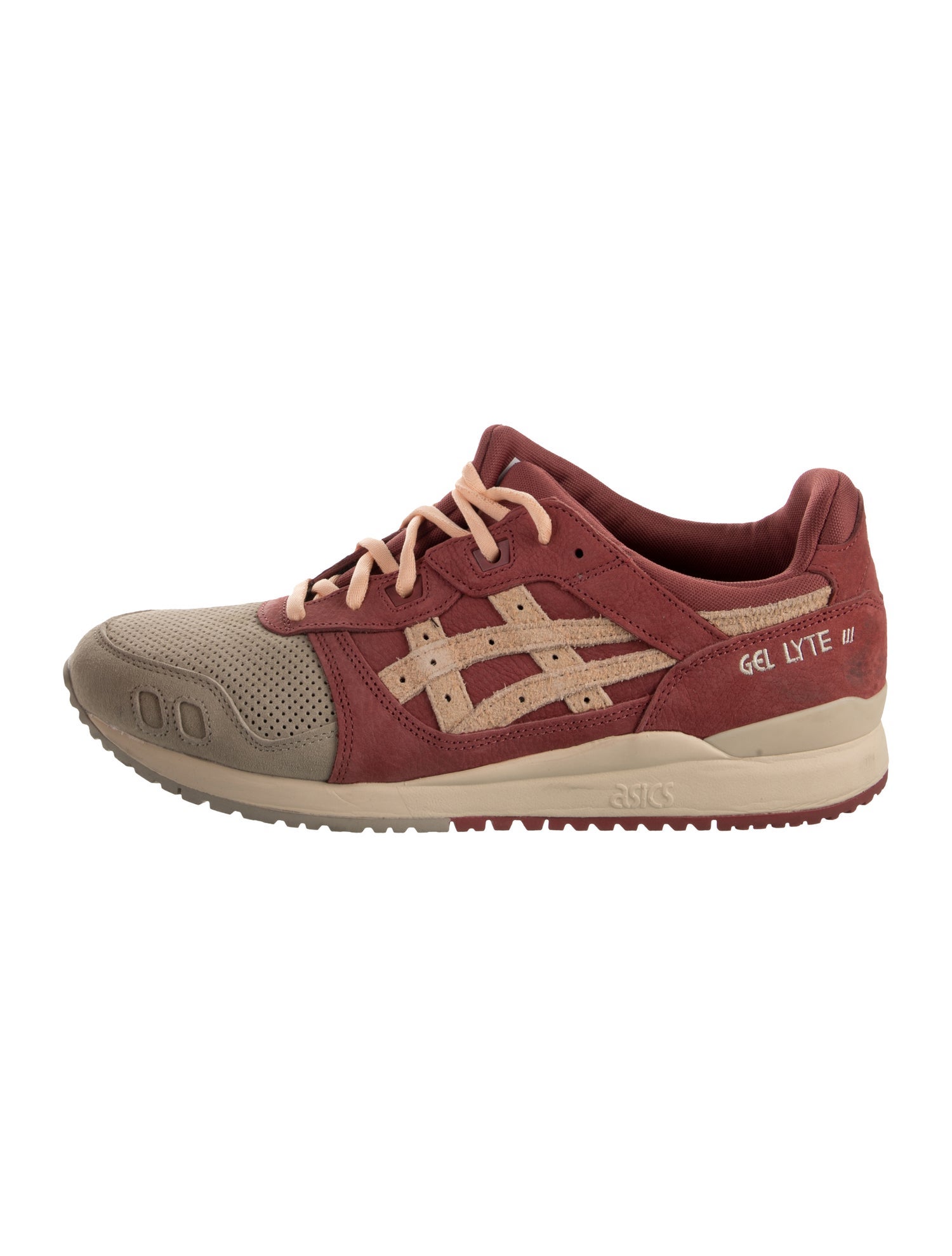 Asics Suede Colorblock Pattern Sneakers