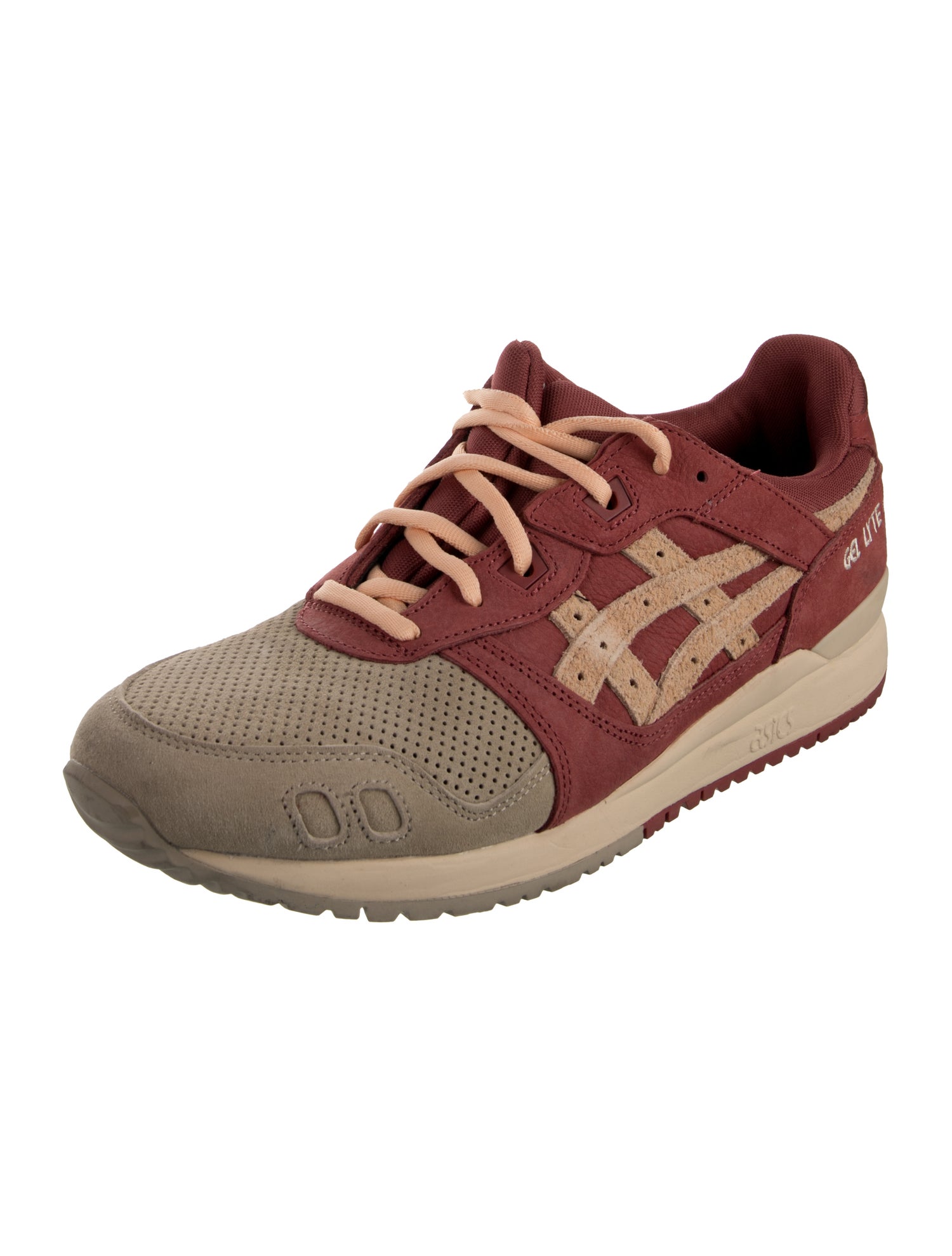 Asics Suede Colorblock Pattern Sneakers