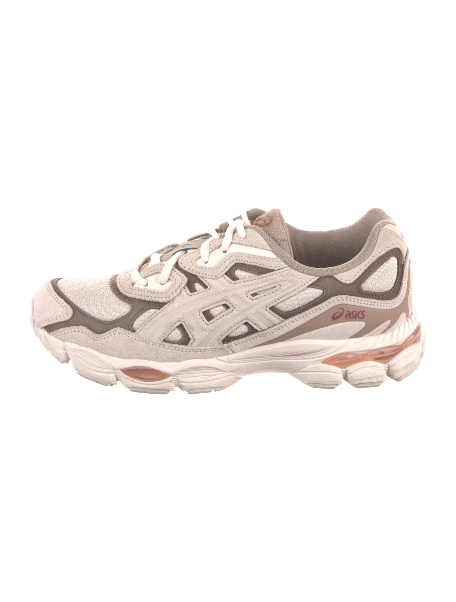 Asics Leather Colorblock Pattern Sneakers