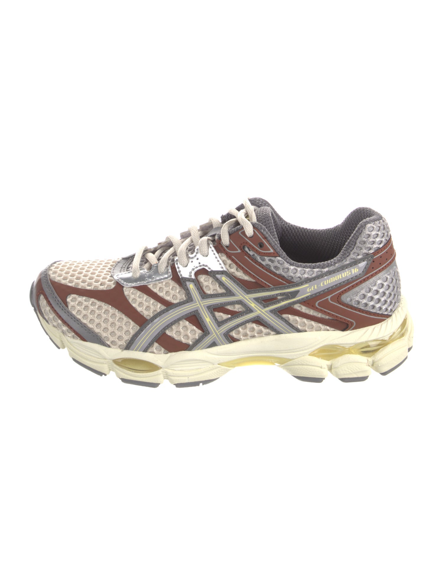 Asics Mesh Colorblock Pattern Athletic Sneakers