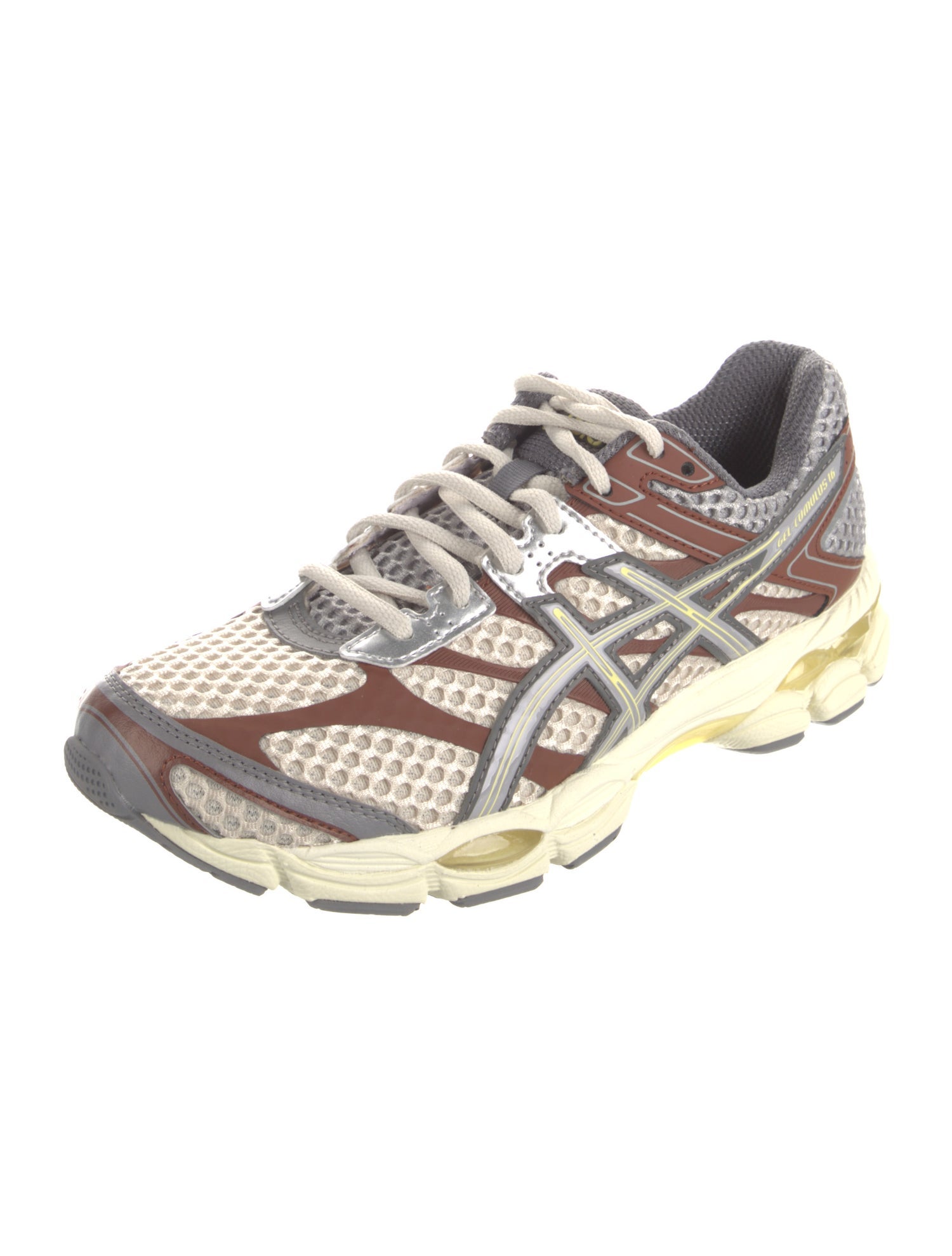 Asics Mesh Colorblock Pattern Athletic Sneakers