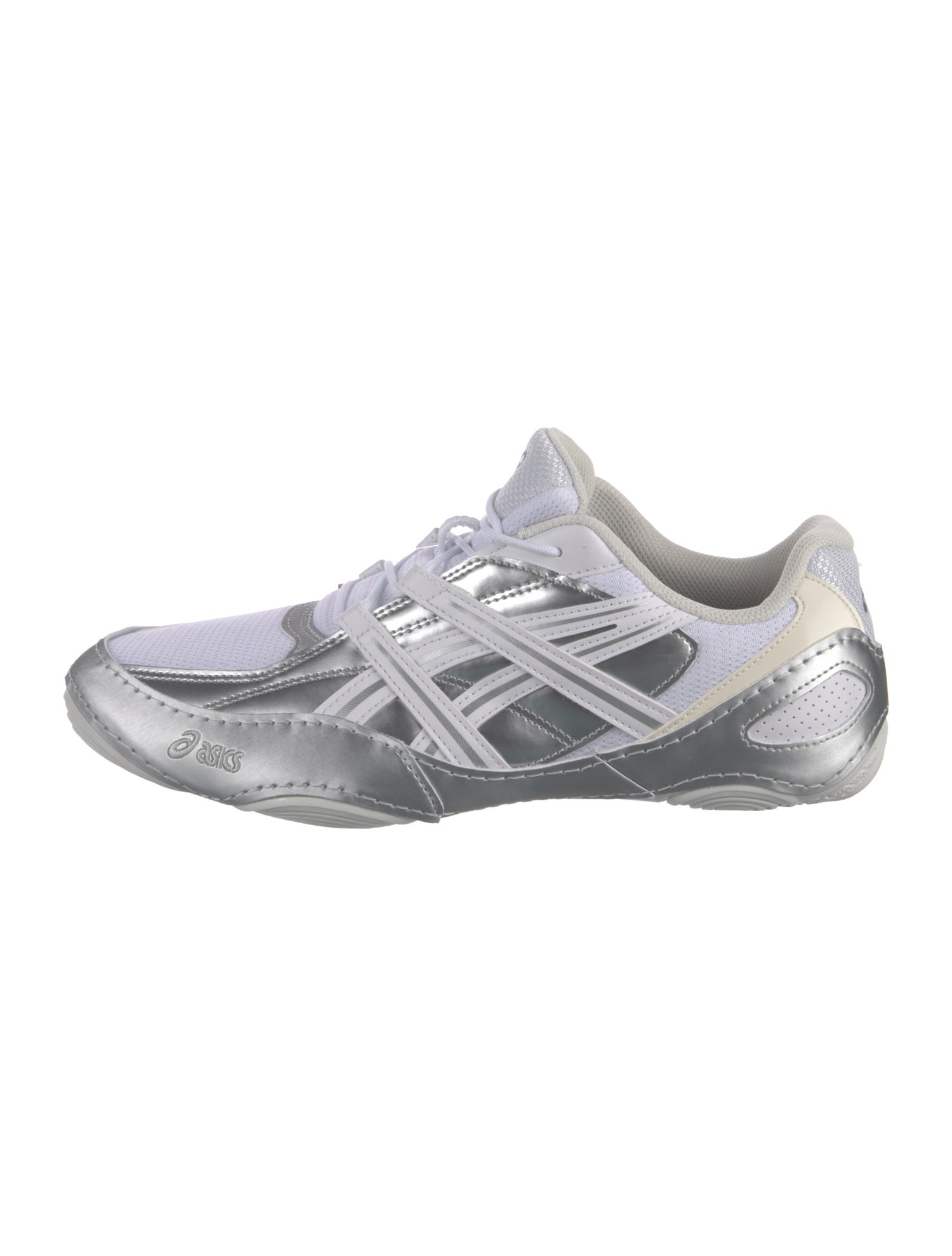 Asics Mesh Striped Athletic Sneakers
