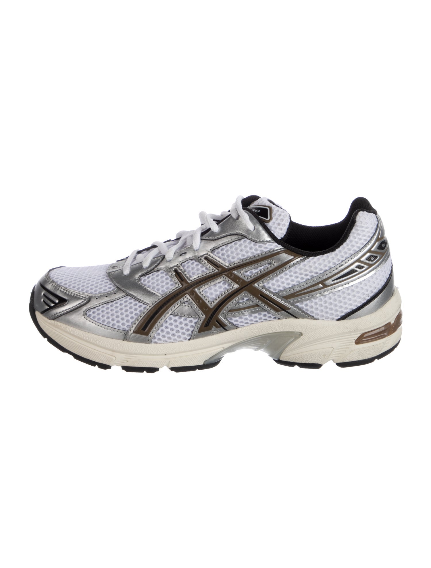 Asics Mesh Striped Athletic Sneakers
