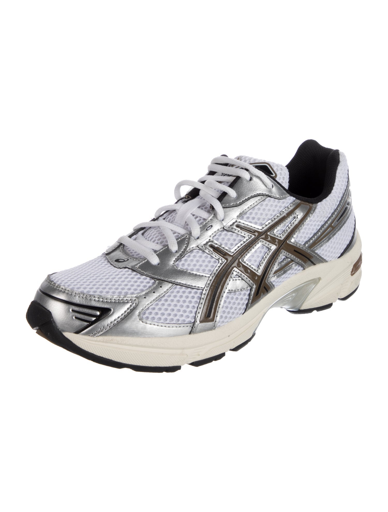 Asics Mesh Striped Athletic Sneakers