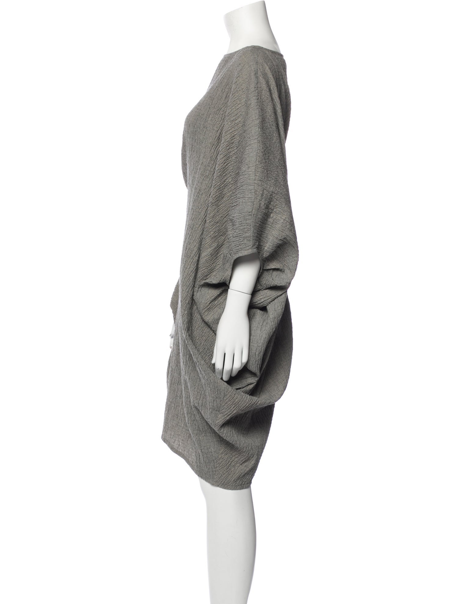 Asiatica Bateau Neckline Knee-Length Dress