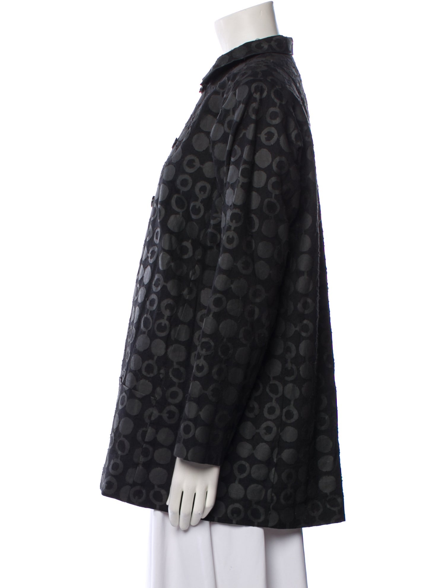 Asiatica Silk Plaid Print Jacket