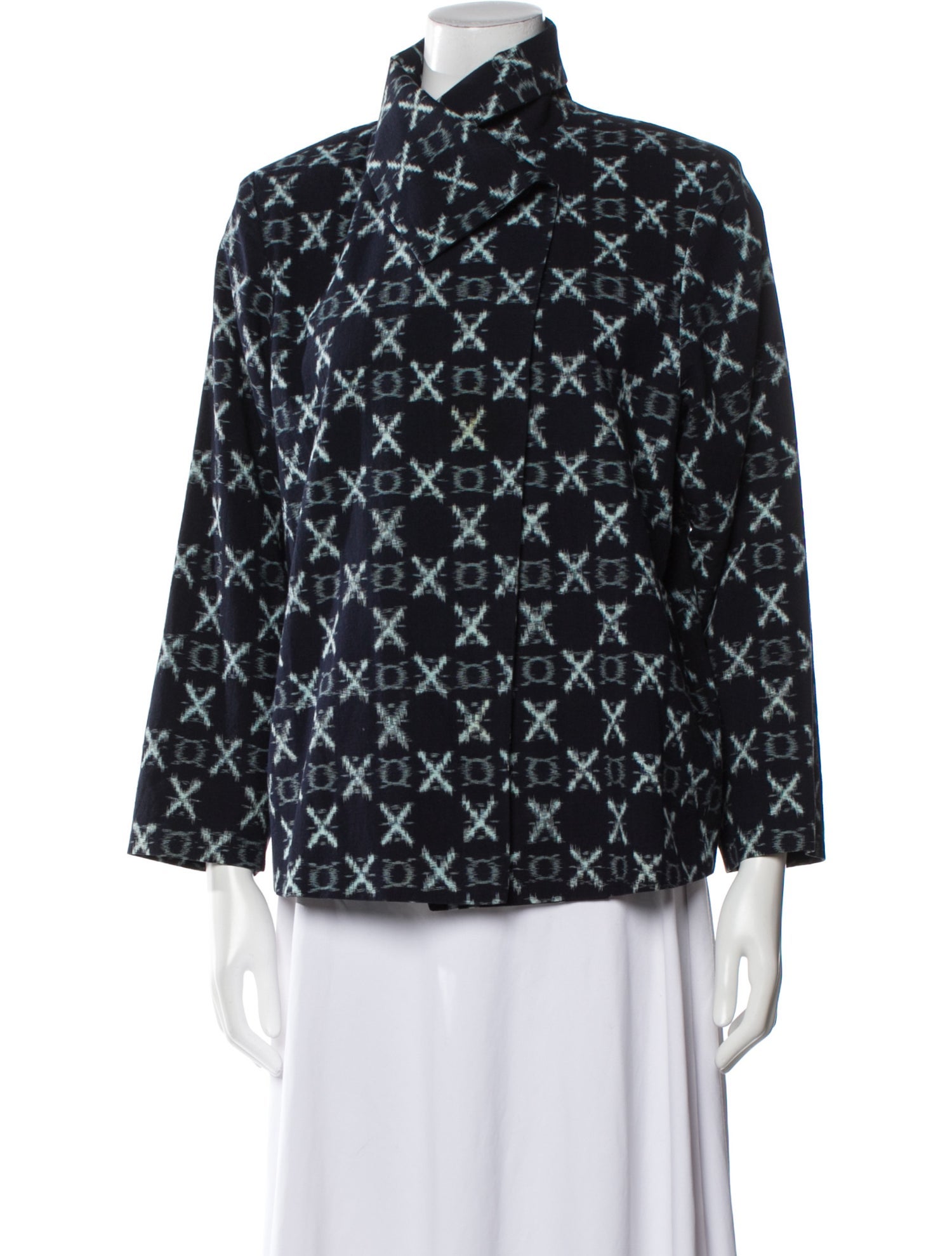 Asiatica Silk Printed Jacket