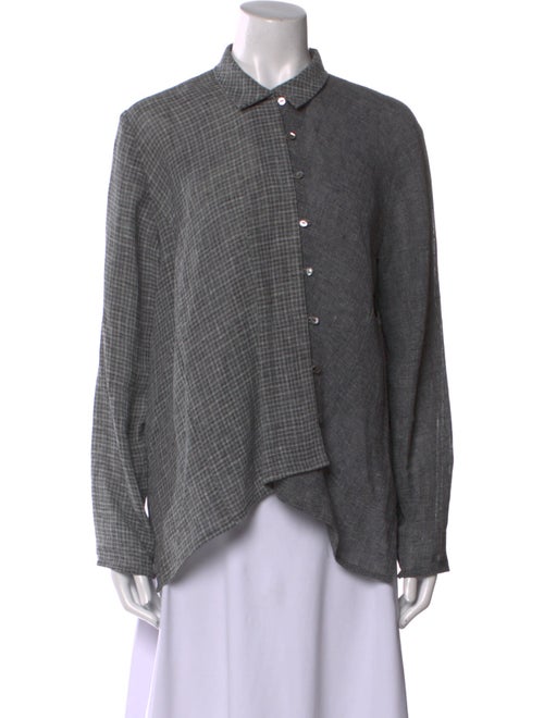 Asiatica Long Sleeve Button-Up Top