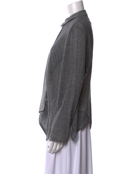 Asiatica Long Sleeve Button-Up Top