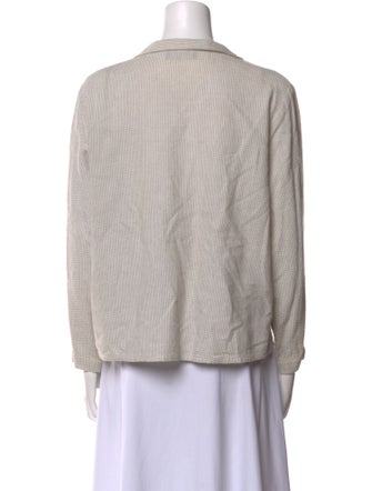 Asiatica Printed V-Neck Blouse