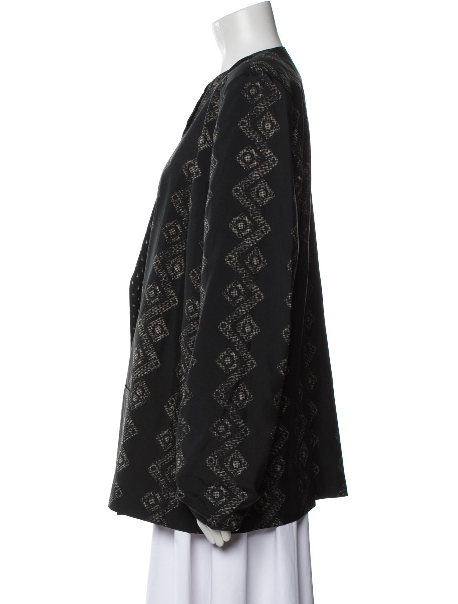 Asiatica Silk Printed Jacket