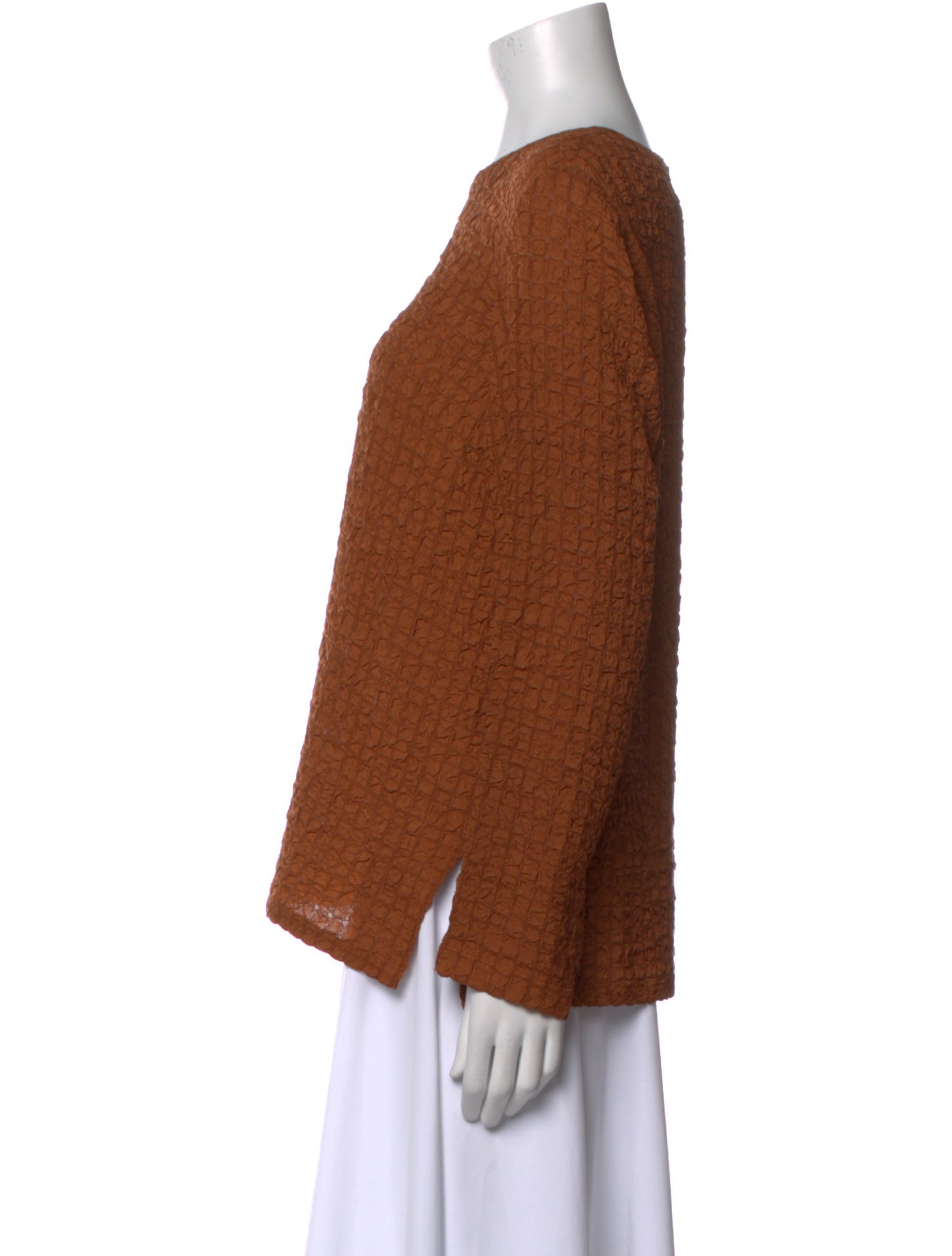 Asiatica Merino Wool Bateau Neckline Top