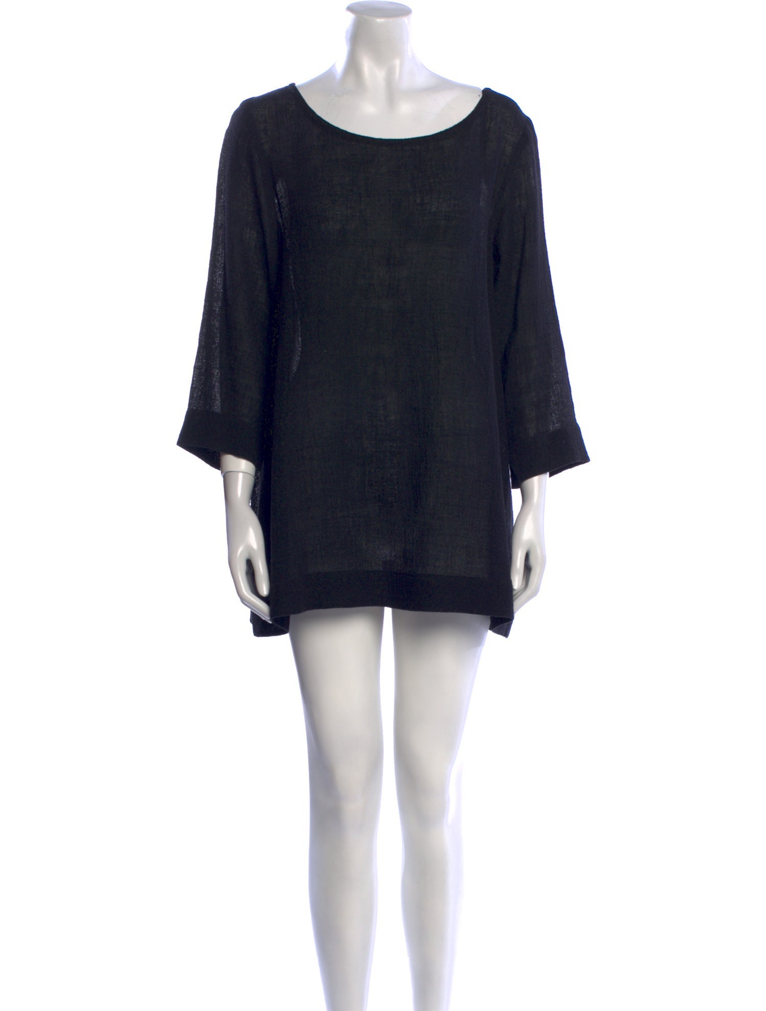 Asiatica Scoop Neck Mini Dress