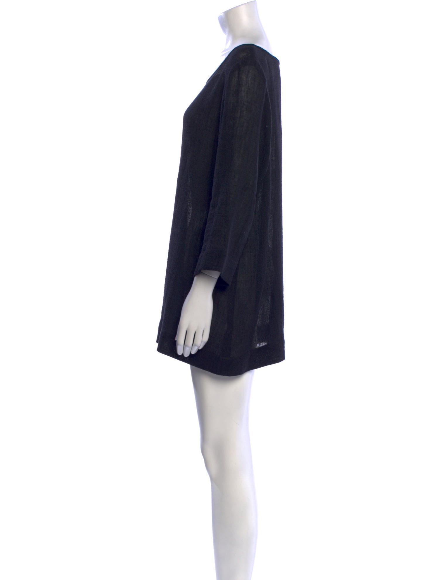 Asiatica Scoop Neck Mini Dress