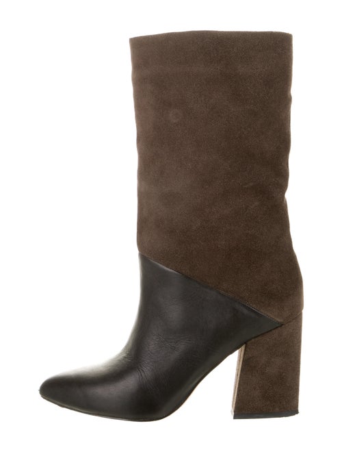 Aska Suede Boots Green