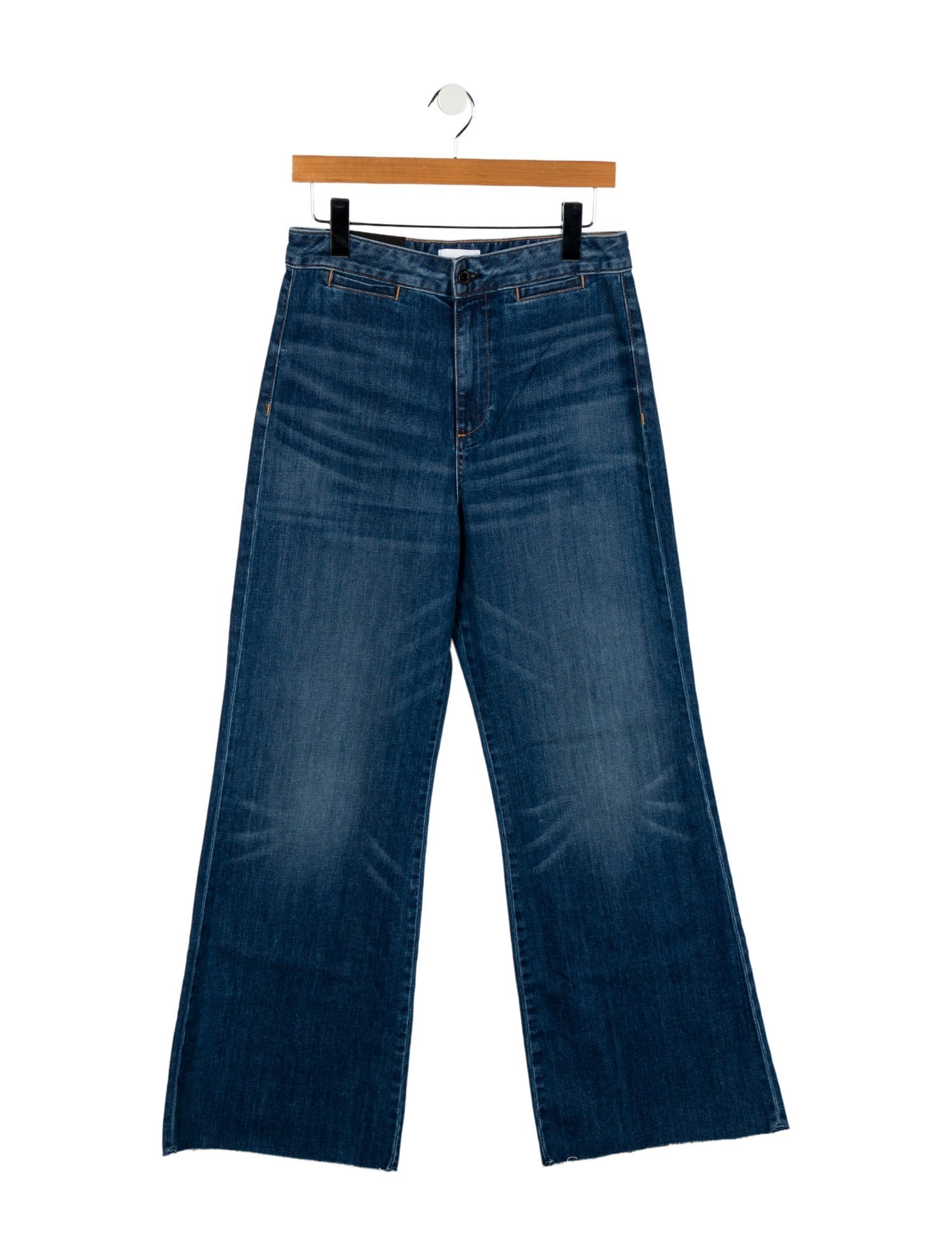 Aska Mid-Rise Wide Leg Jeans