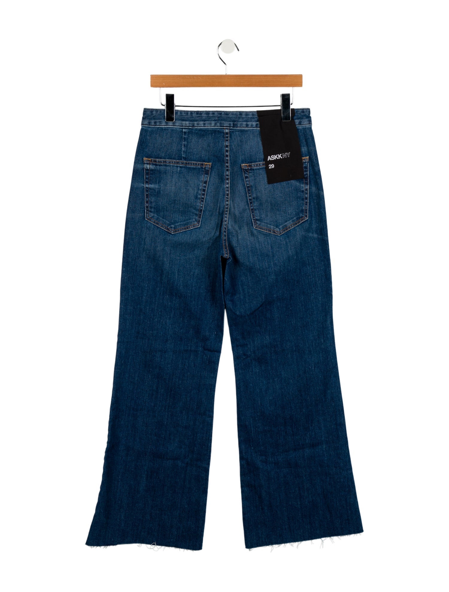 Aska Mid-Rise Wide Leg Jeans