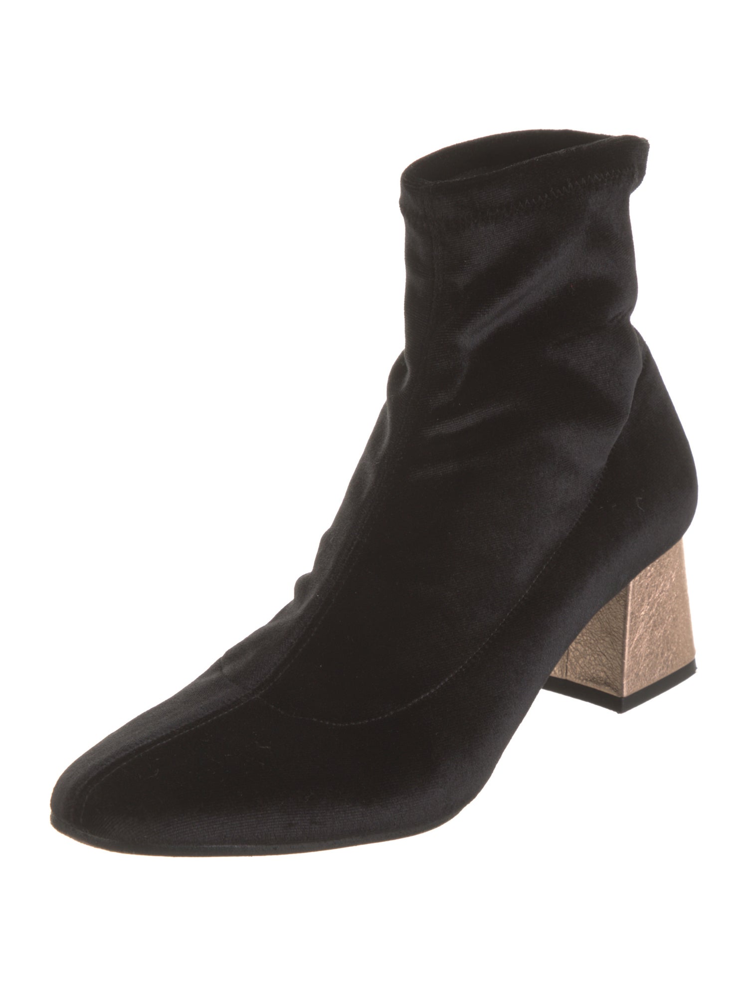 Aska Velvet Sock Boots