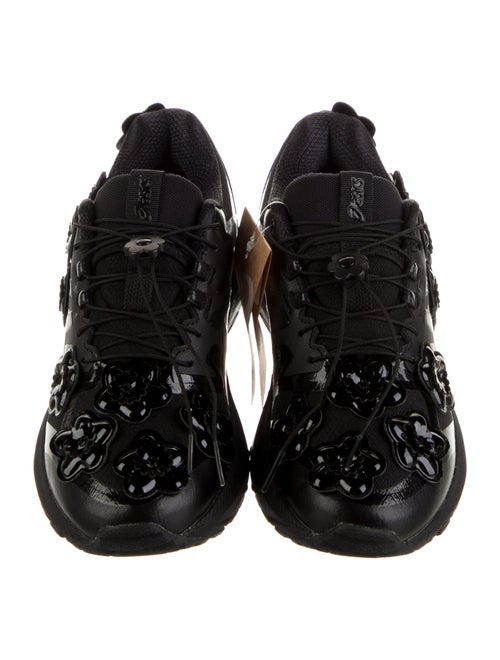Asics x Cecilie Bahnsen Patent Leather Ruffle Embellishment Sneakers