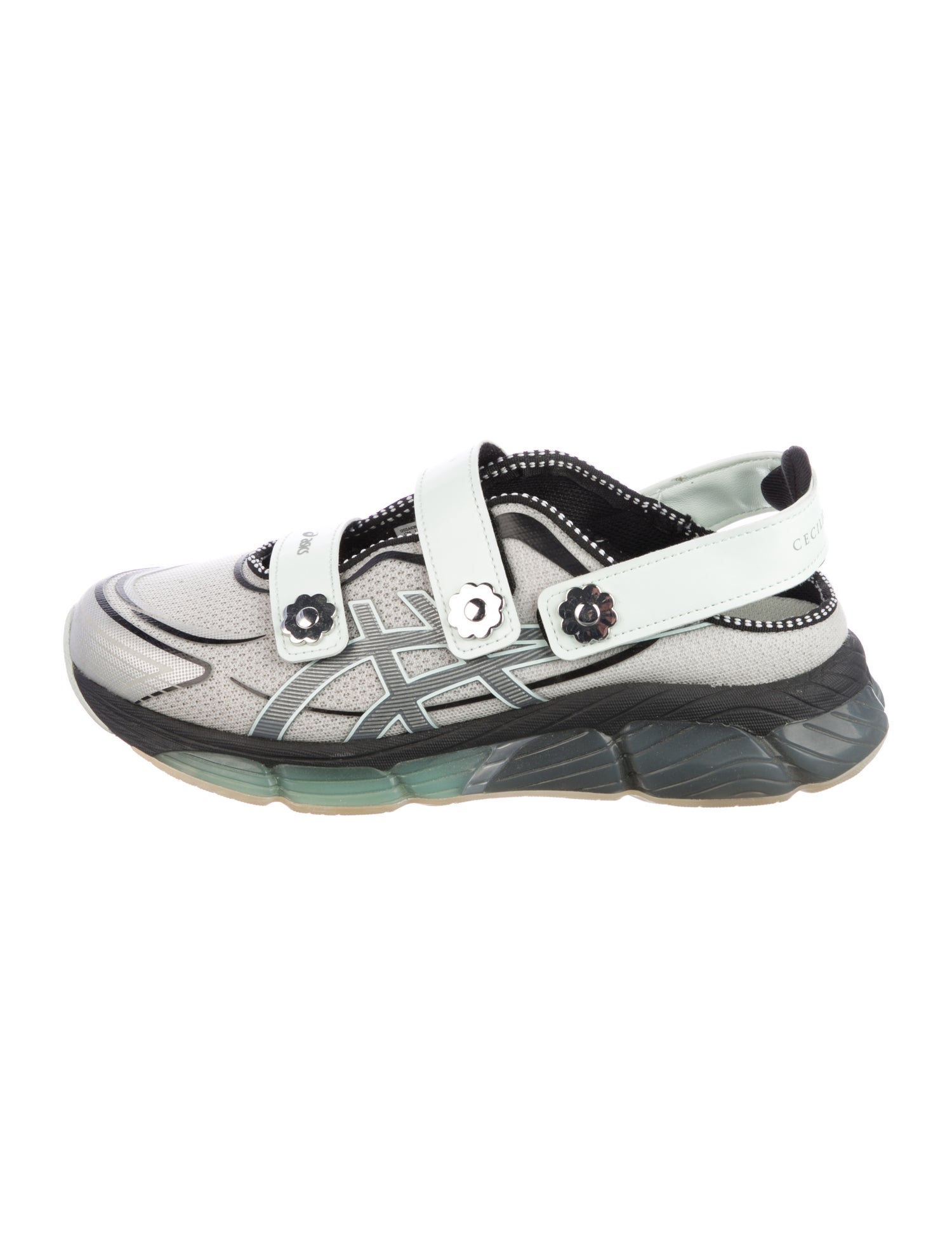 Asics x Cecilie Bahnsen Nylon Colorblock Pattern Sneakers