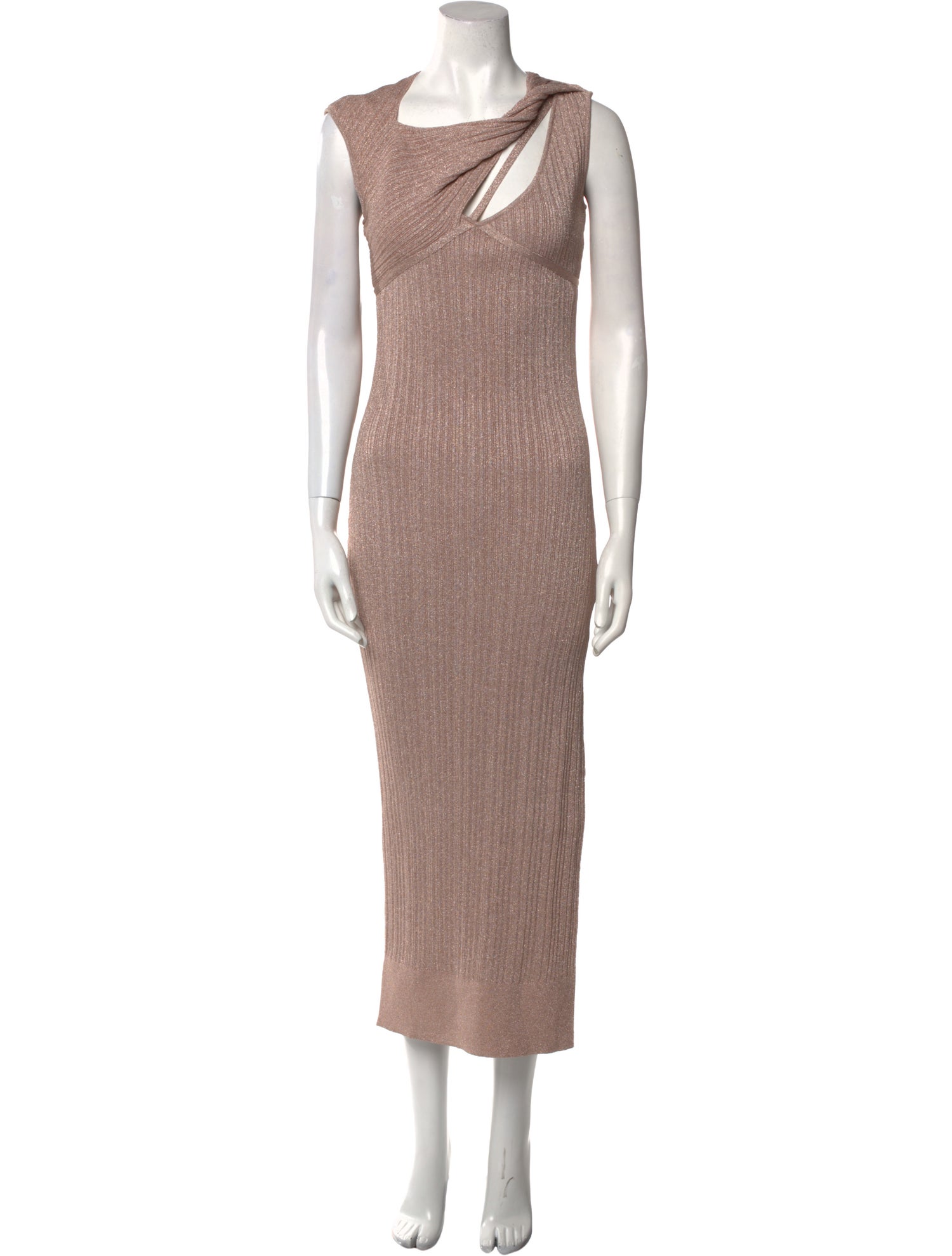 Aknvas Cowl Neck Long Dress