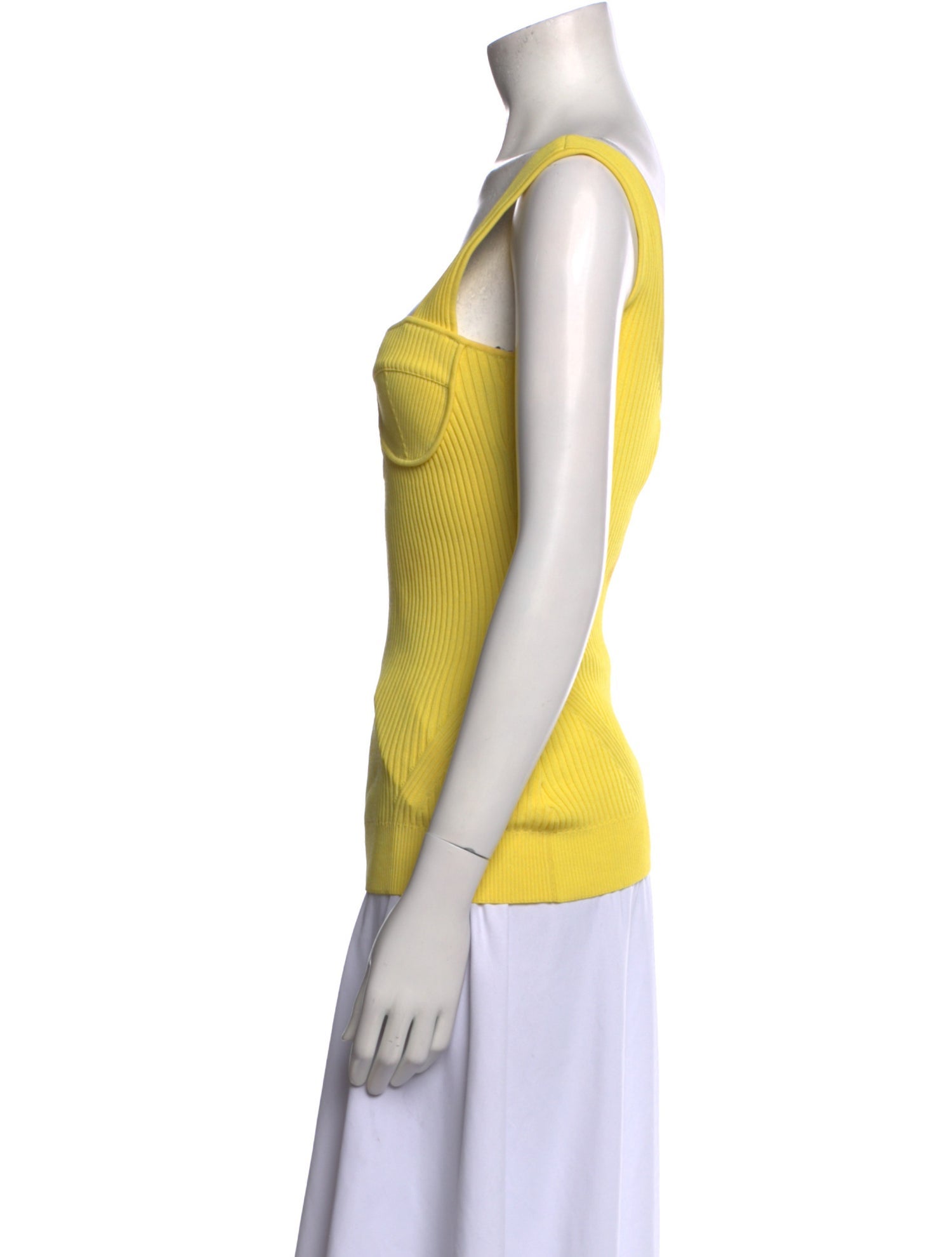 Aknvas Square Neckline Sleeveless Top