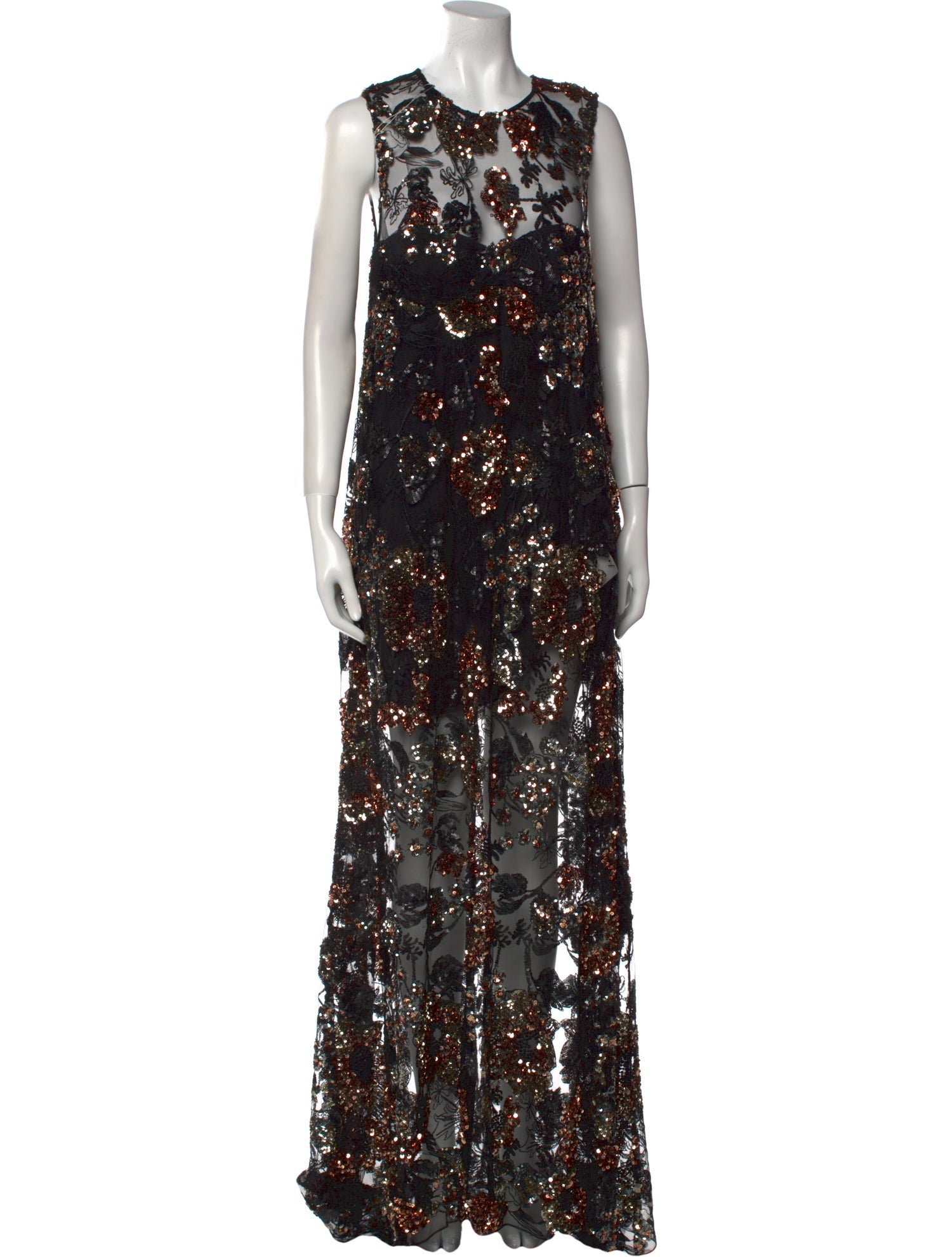 Aknvas Printed Long Dress