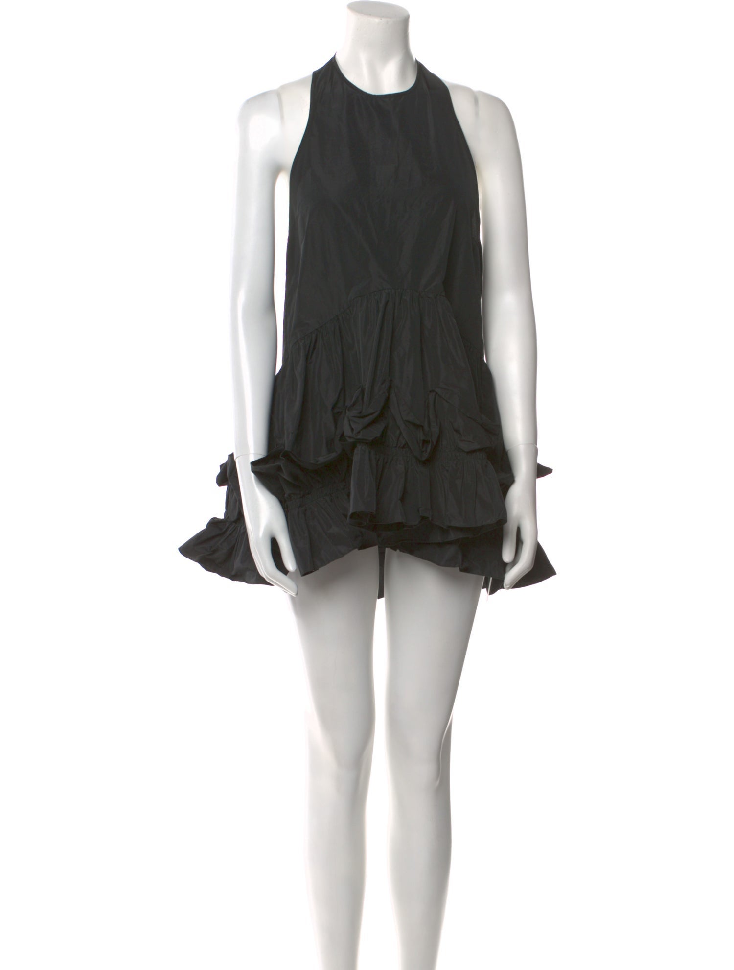 Aknvas Crew Neck Mini Dress